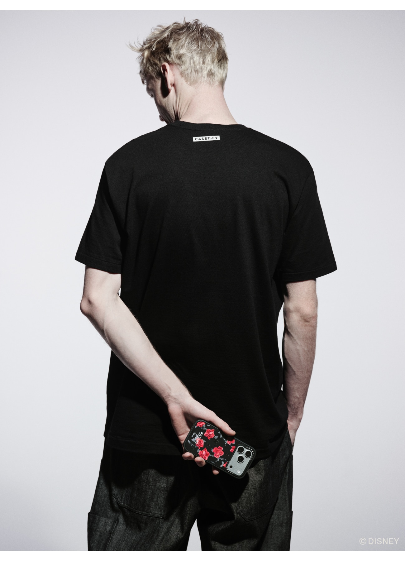 WILDSIDE｜CASETiFY：Disney Special Edition Mickey Mouse & Rose Pattern iPhone Case (MagSafe Impact)_5