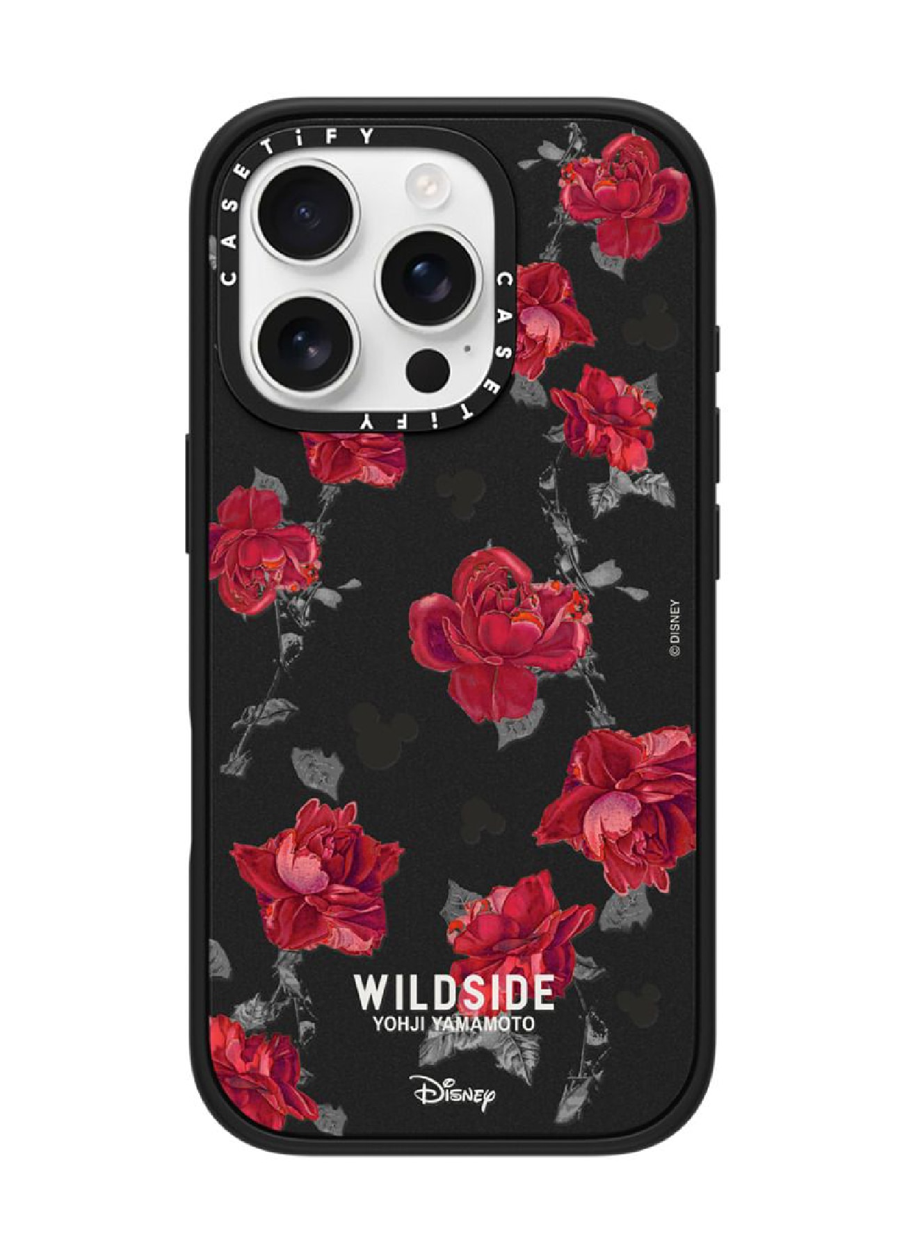 [10 Apr 17:00 JST release] WILDSIDE｜CASETiFY：Disney Special Edition Mickey Mouse & Rose Pattern Case (MagSafe Impact)