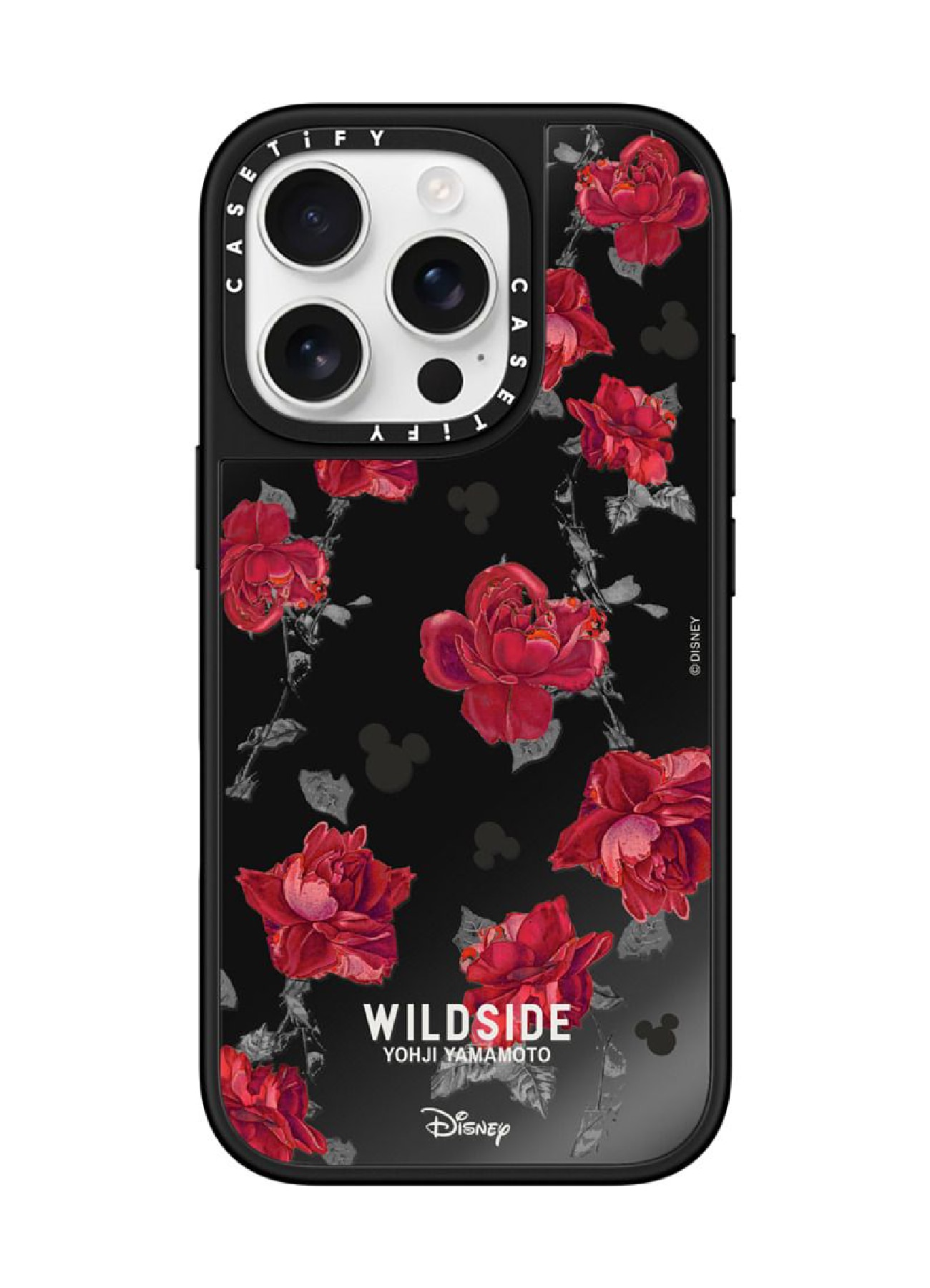 WILDSIDE｜CASETiFY：Disney Special Edition Mickey Mouse & Rose Pattern iPhone Case (MagSafe Mirror)_1