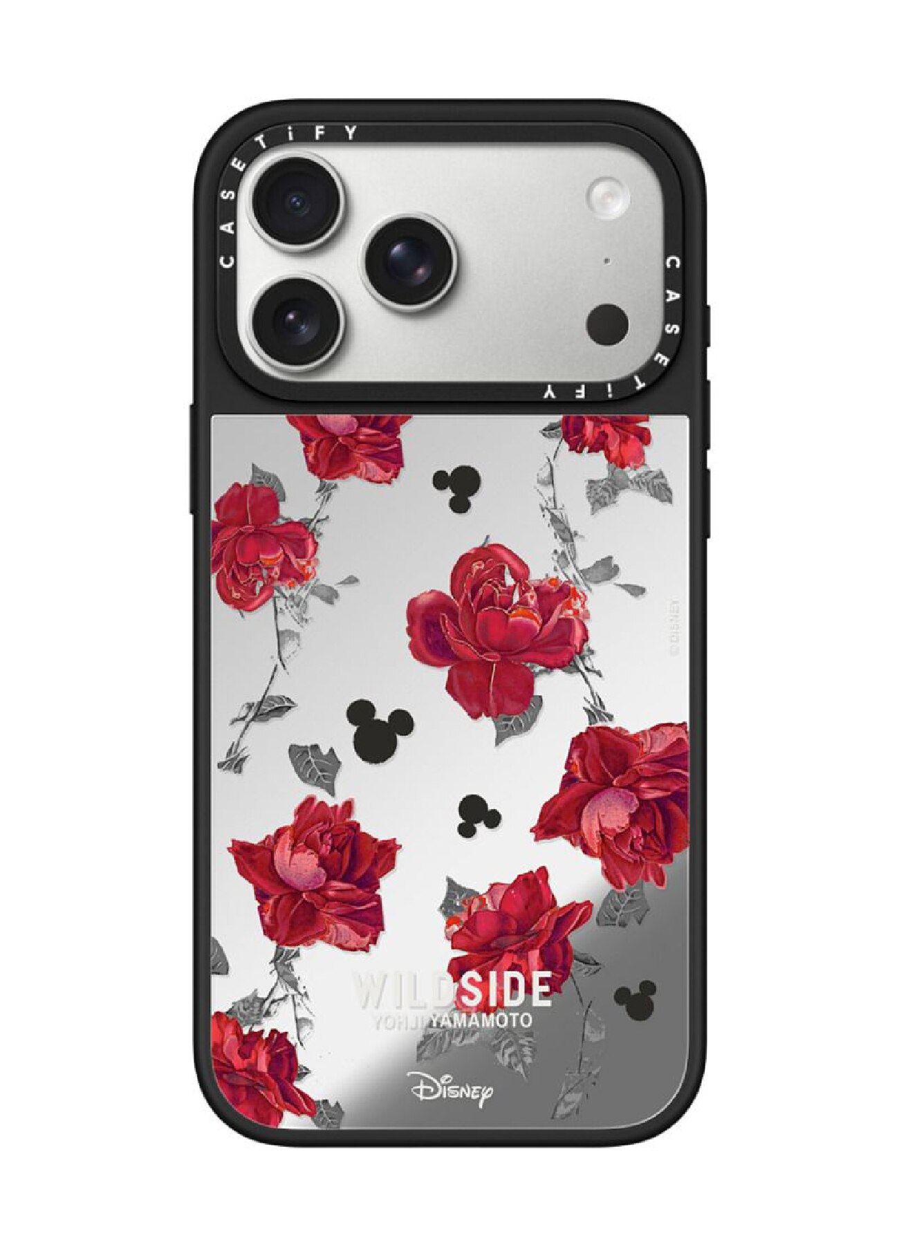 WILDSIDE｜CASETiFY：Disney Special Edition Mickey Mouse & Rose Pattern iPhone Case (MagSafe Mirror)_1