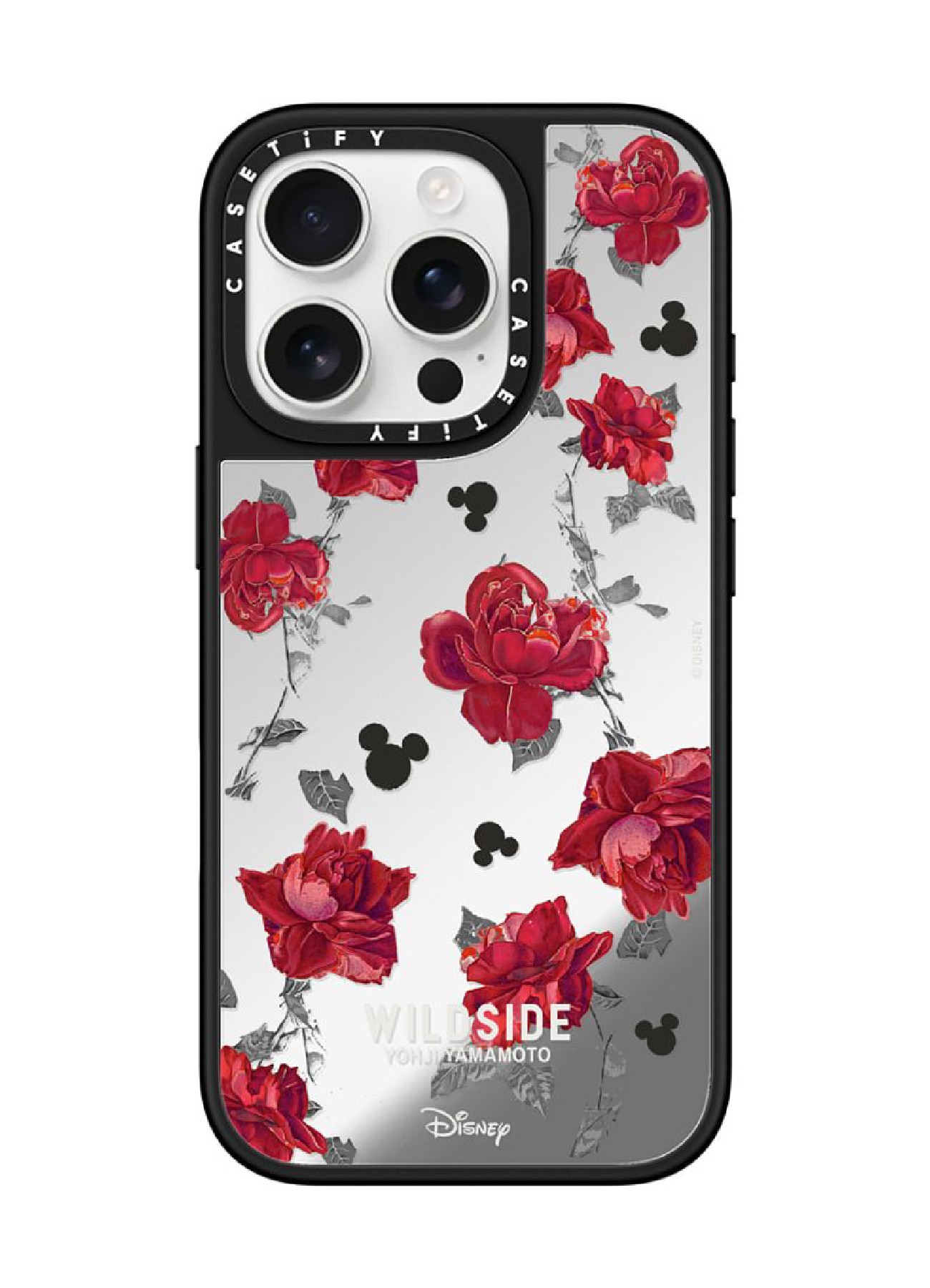[10 Apr 17:00 JST release] WILDSIDE｜CASETiFY：Disney Special Edition Mickey Mouse & Rose Pattern Case (MagSafe Mirror)