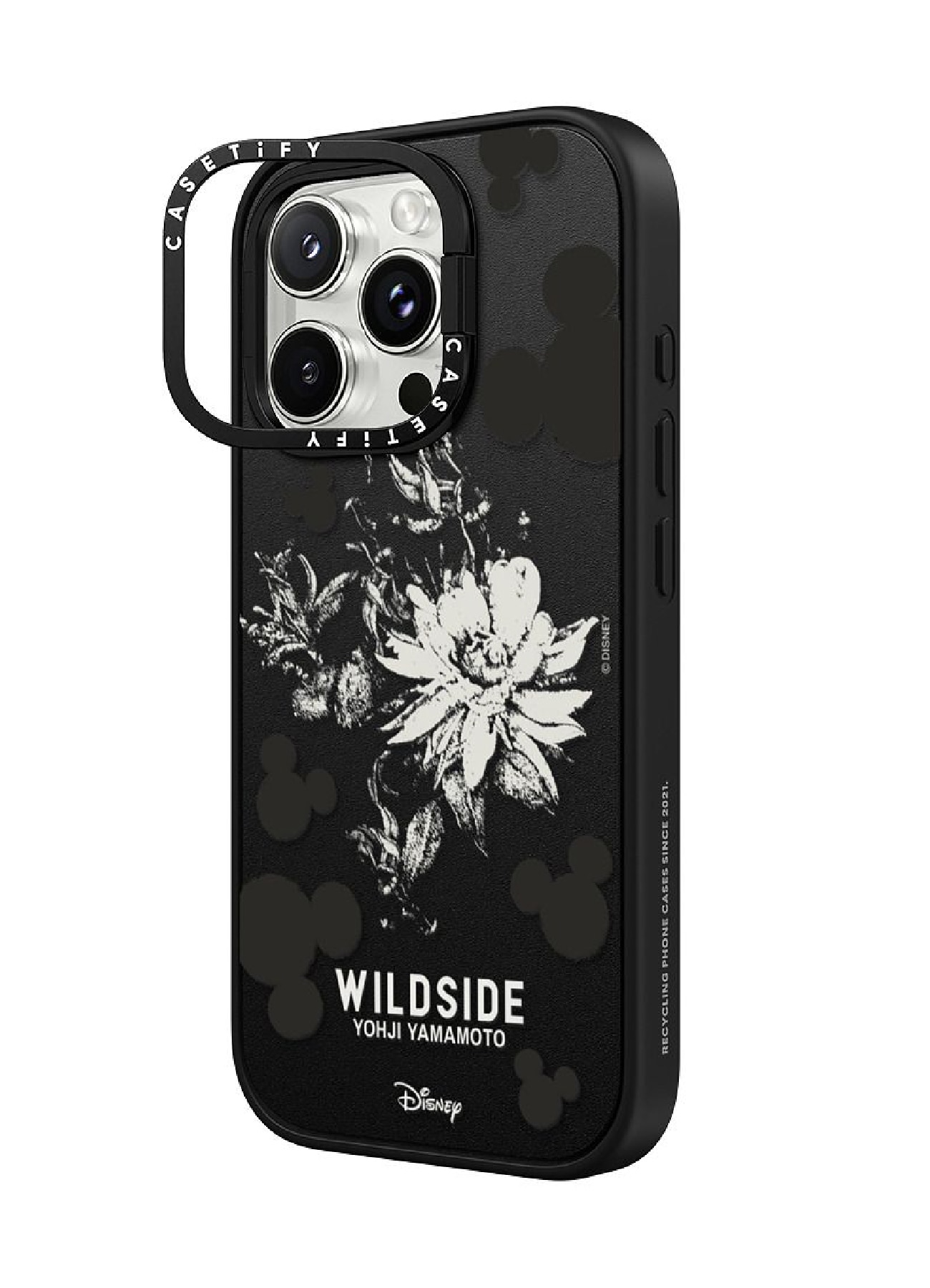 WILDSIDE｜CASETiFY：Disney Special Edition Mickey Mouse & Gothic Flower iPhone Case (MagSafe Impact Ring Stand)_2