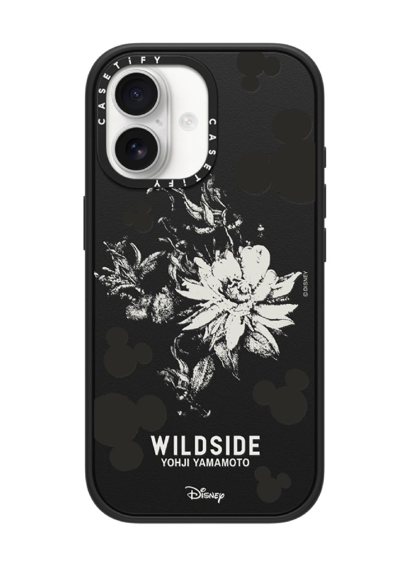 WILDSIDE｜CASETiFY：Disney Special Edition Mickey Mouse & Gothic Flower iPhone Case (MagSafe Impact)_1