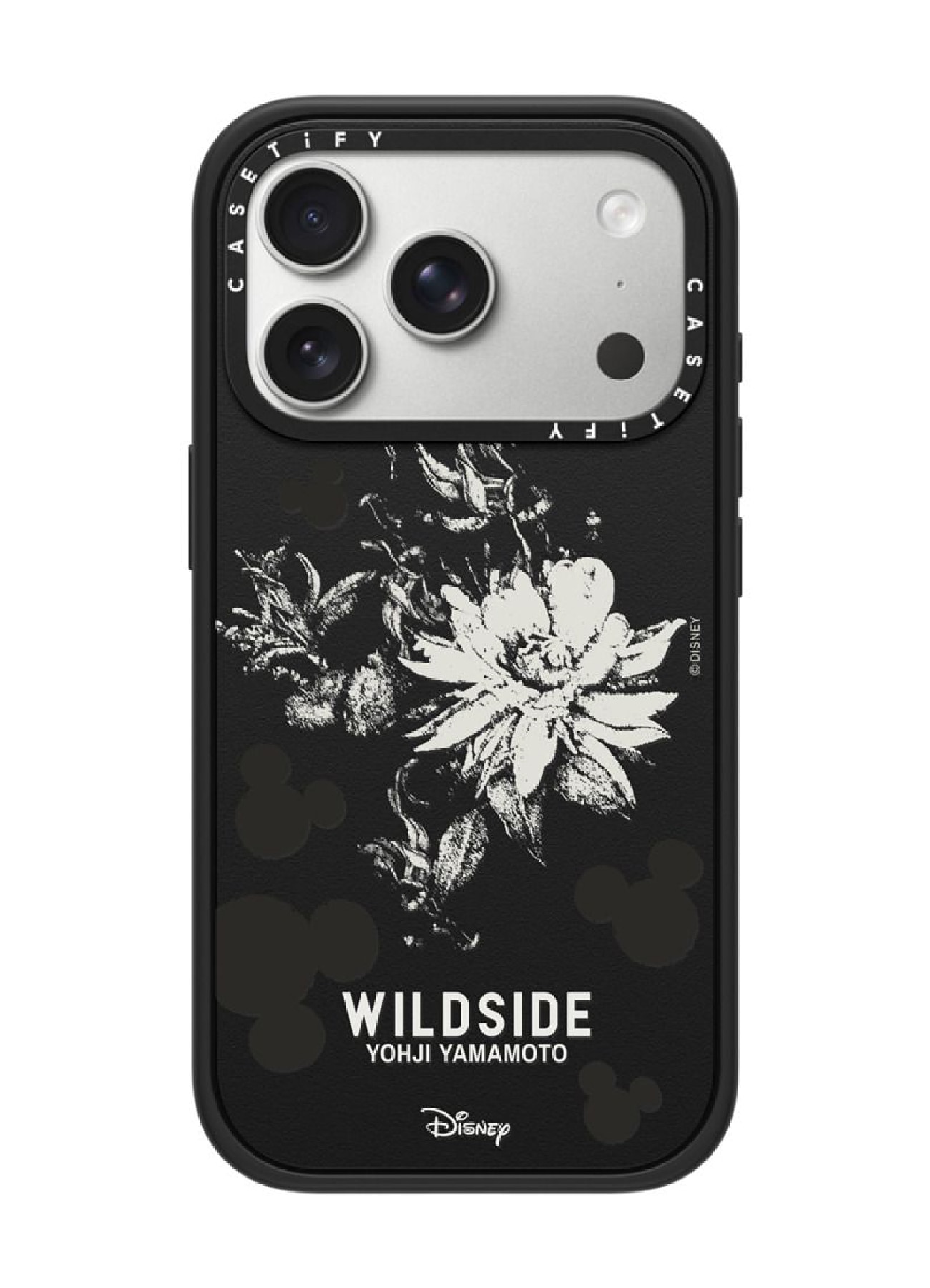 WILDSIDE｜CASETiFY：Disney Special Edition Mickey Mouse & Gothic Flower iPhone Case (MagSafe Impact)_1