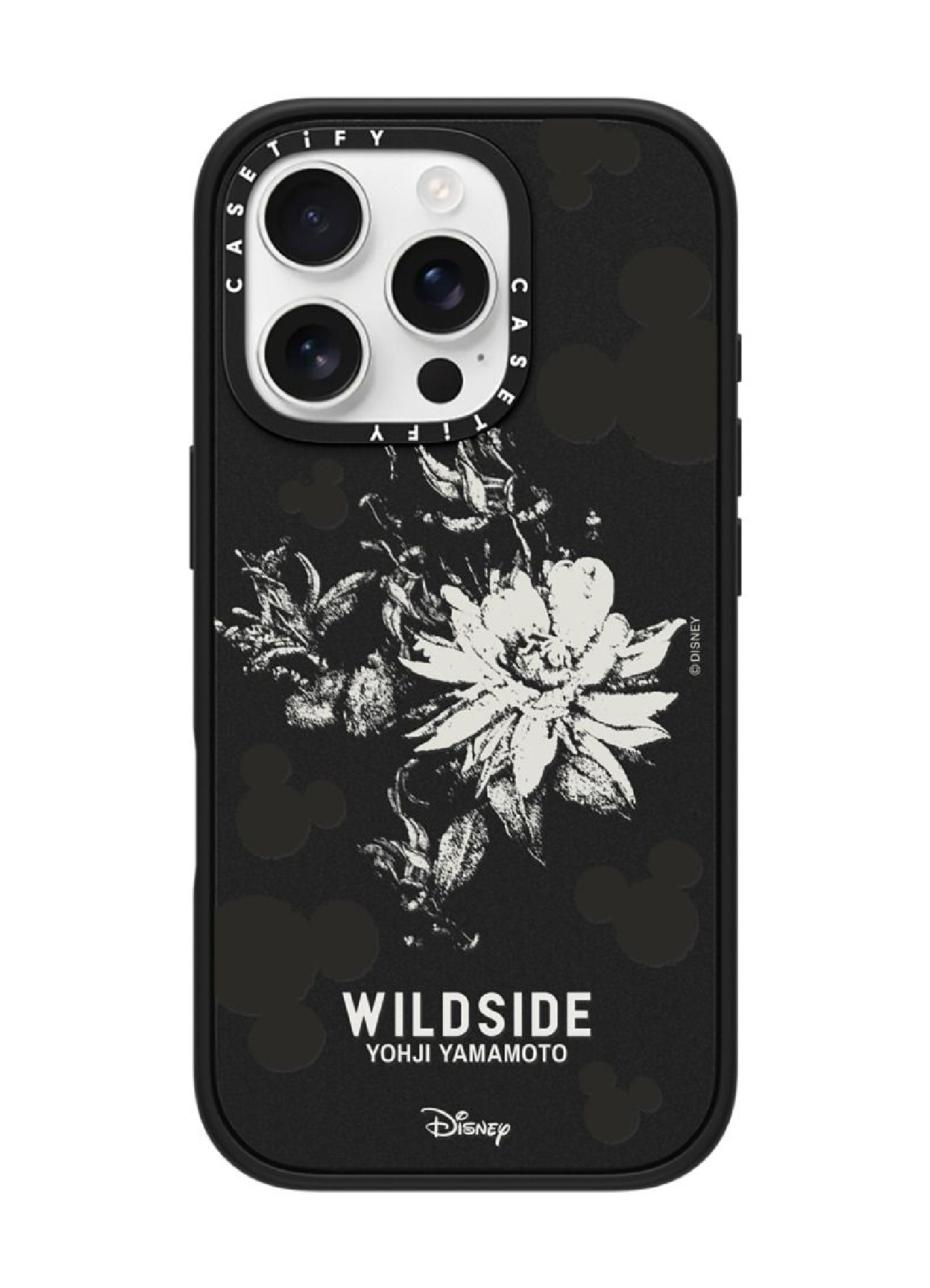 [10 Apr 17:00 JST release] WILDSIDE｜CASETiFY：Disney Special Edition Mickey Mouse & Gothic Flower Case (MagSafe Impact)