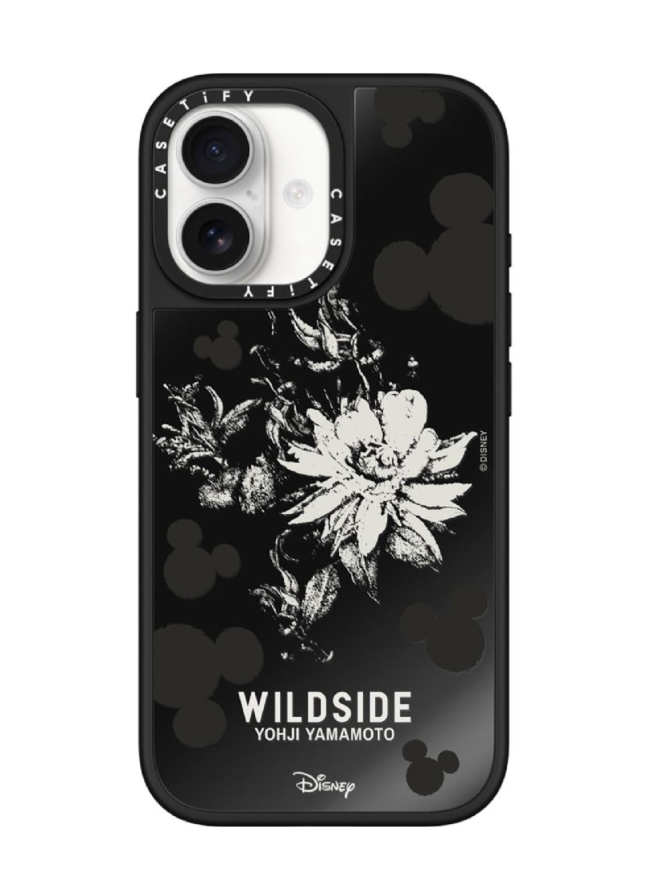 WILDSIDE｜CASETiFY：Disney Special Edition Mickey Mouse & Gothic Flower iPhone Case (MagSafe Mirror)_1