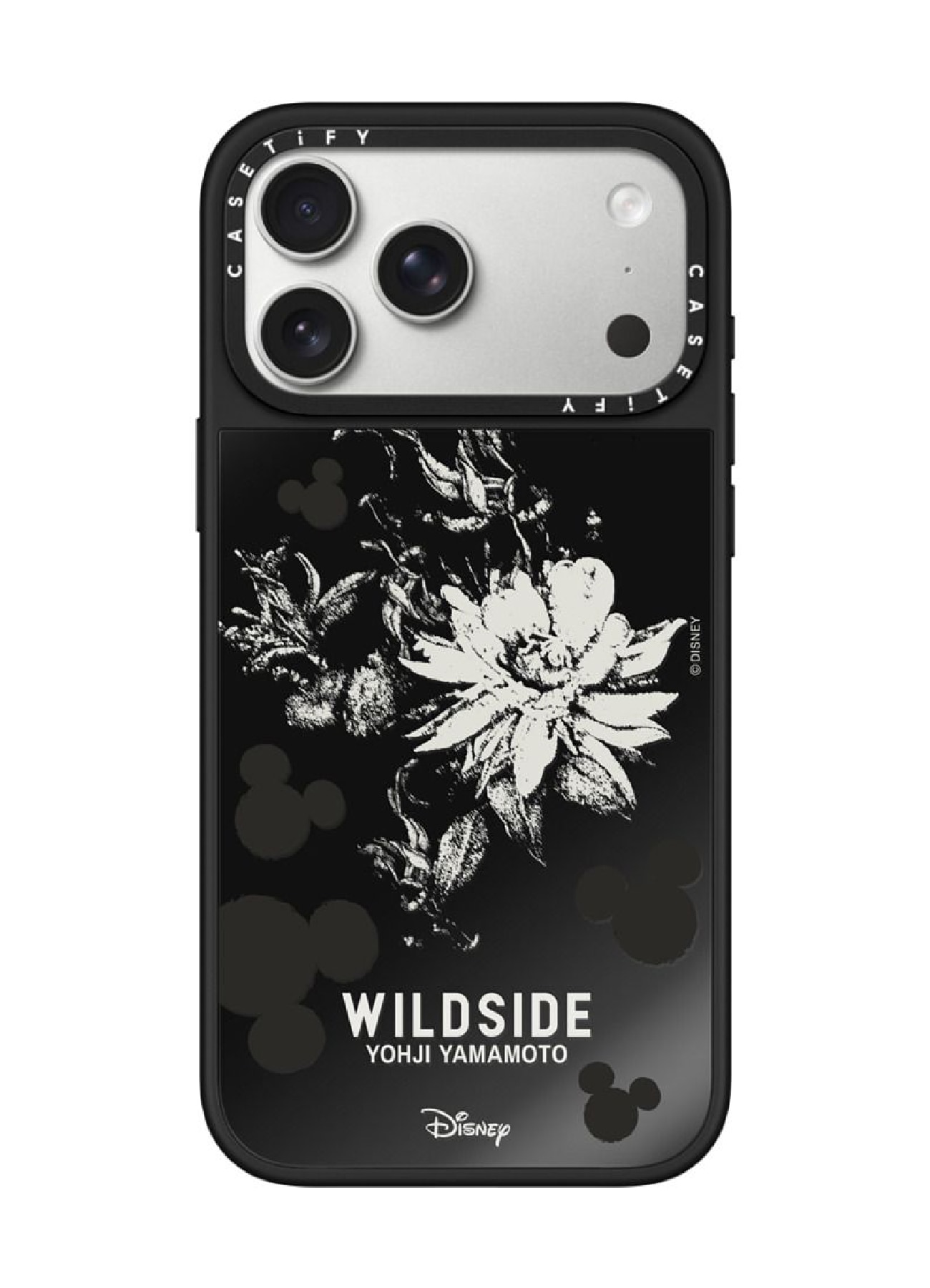 WILDSIDE｜CASETiFY：Disney Special Edition Mickey Mouse & Gothic Flower iPhone Case (MagSafe Mirror)_1