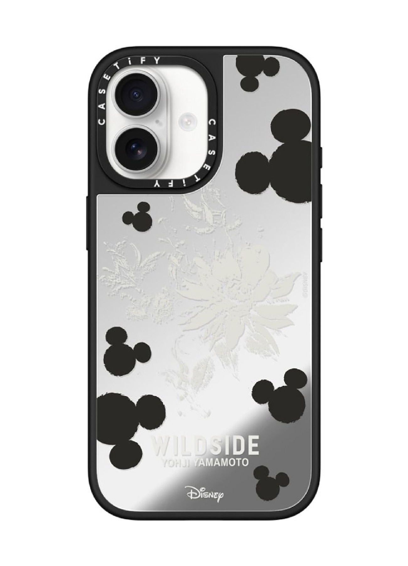 WILDSIDE｜CASETiFY：Disney Special Edition Mickey Mouse & Gothic Flower iPhone Case (MagSafe Mirror)_1