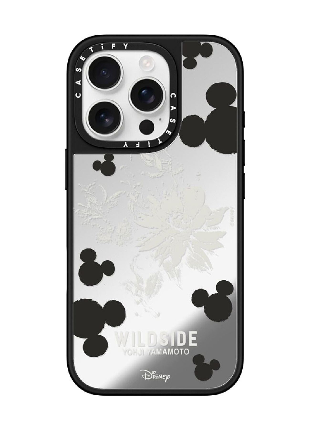 [10 Apr 17:00 JST release] WILDSIDE｜CASETiFY：Disney Special Edition Mickey Mouse & Gothic Flower Case (MagSafe Mirror)