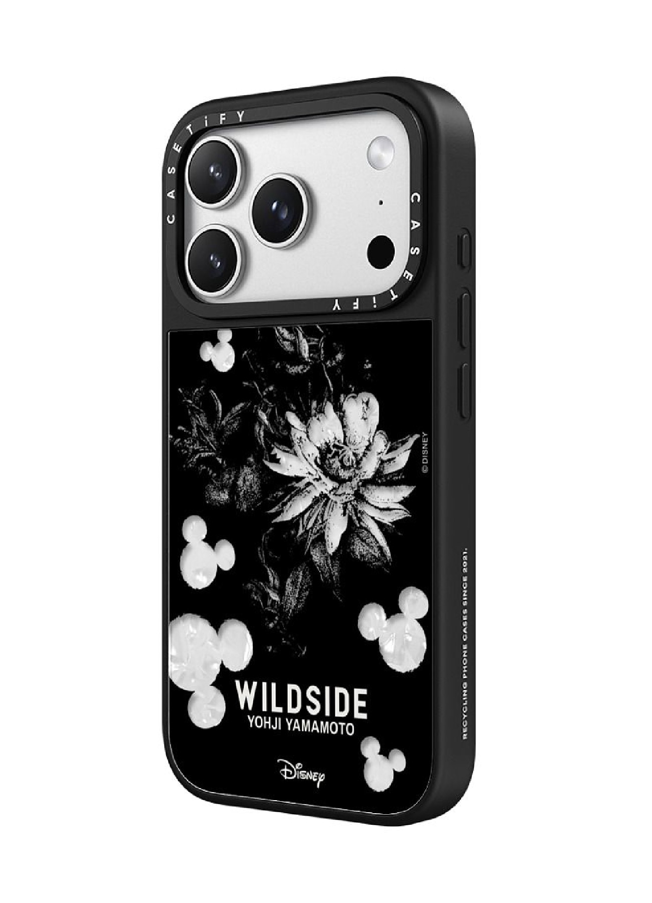 WILDSIDE｜CASETiFY：Disney Special Edition Mickey Mouse & Gothic Flower iPhone Case (Pearl Case)_2