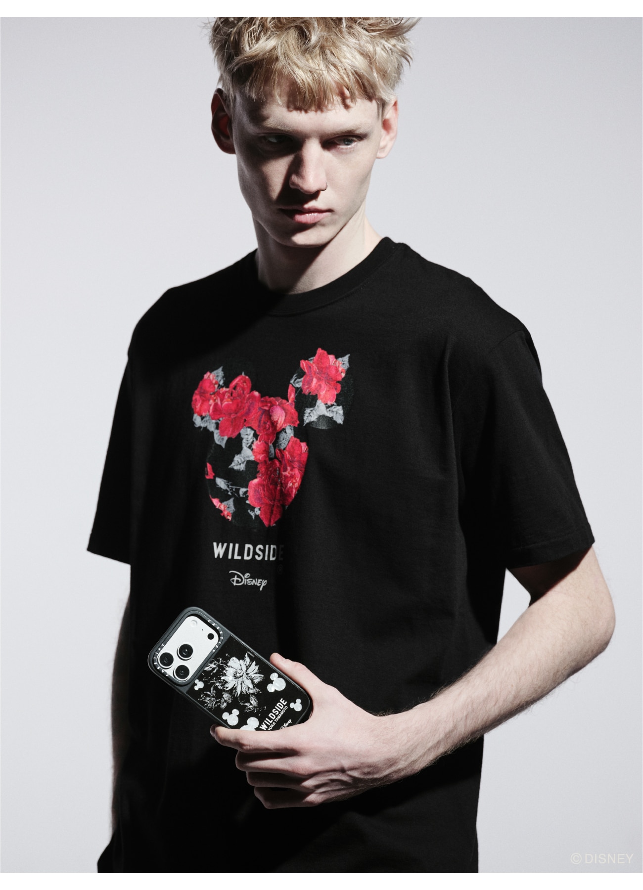 WILDSIDE｜CASETiFY：Disney Special Edition Mickey Mouse & Gothic Flower iPhone Case (Pearl Case)_4