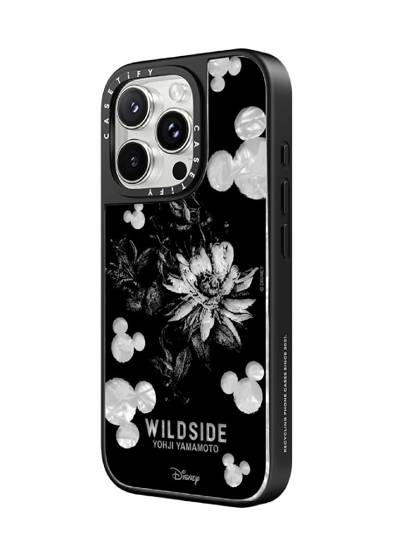 [10 Apr 17:00 JST release] WILDSIDE｜CASETiFY：Disney Special Edition Mickey Mouse & Gothic Flower Case (Pearl Case)_2