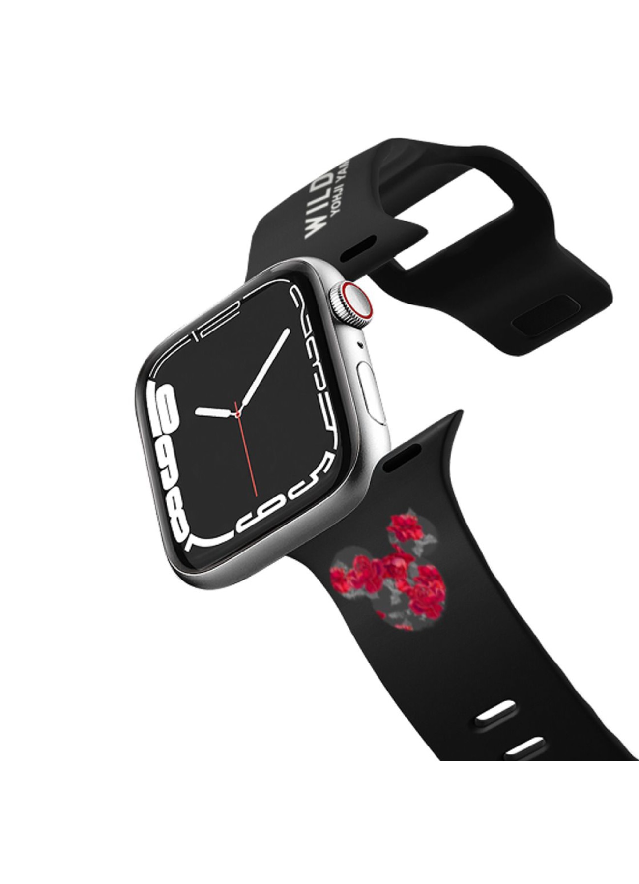 [10 Apr 17:00 JST release] WILDSIDE｜CASETiFY：Disney Special Edition Mickey Mouse & Rose Watch Band (Impact Band)