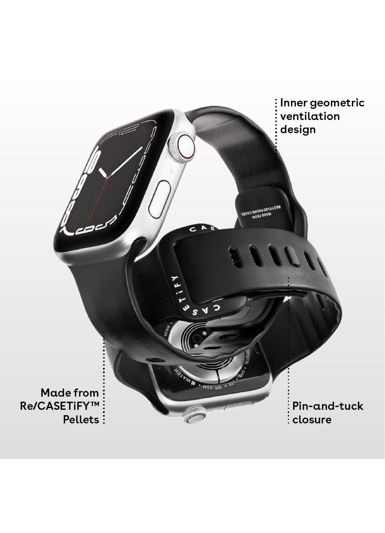 [10 Apr 17:00 JST release] WILDSIDE｜CASETiFY：Disney Special Edition Mickey Mouse & Rose Watch Band (Impact Band)_4