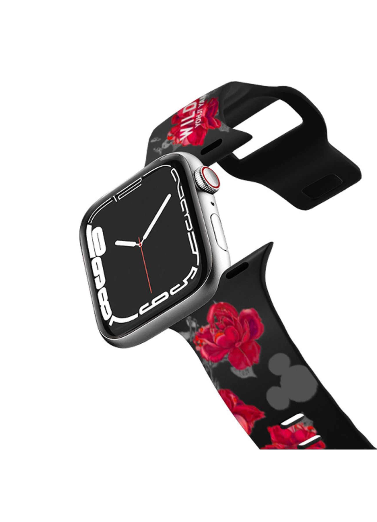 WILDSIDE｜CASETiFY：Disney Special Edition Mickey Mouse & Rose Pattern Watch Band (Impact Band)_1