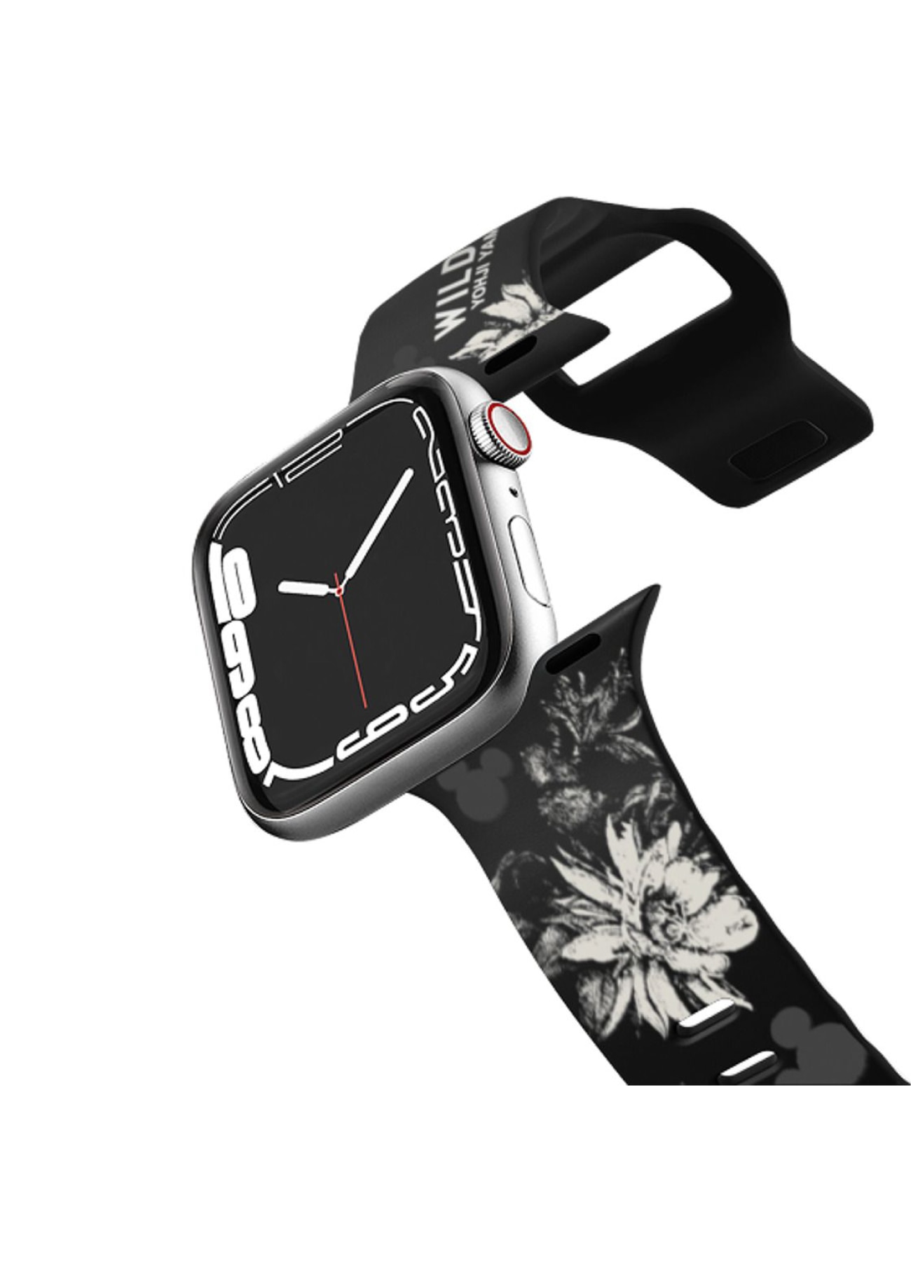 WILDSIDE｜CASETiFY：Disney Special Edition Mickey Mouse & Gothic Flower Watch Band (Impact Band)_1