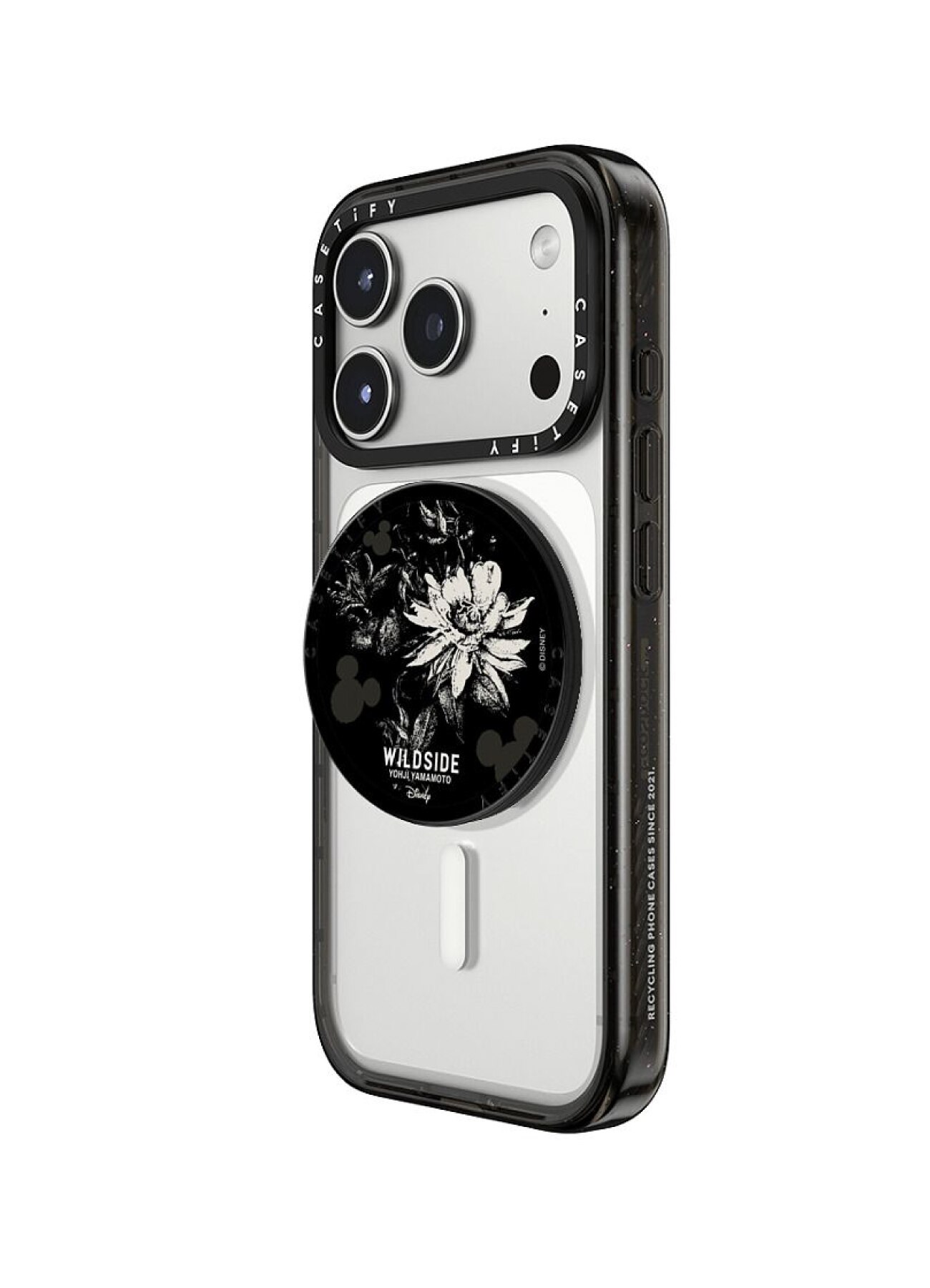 [10 Apr 17:00 JST release] WILDSIDE｜CASETiFY：Disney Special Edition Mickey Mouse & Gothic Flower Snappy Grip Stand (MagSafe Grip Stand)_6