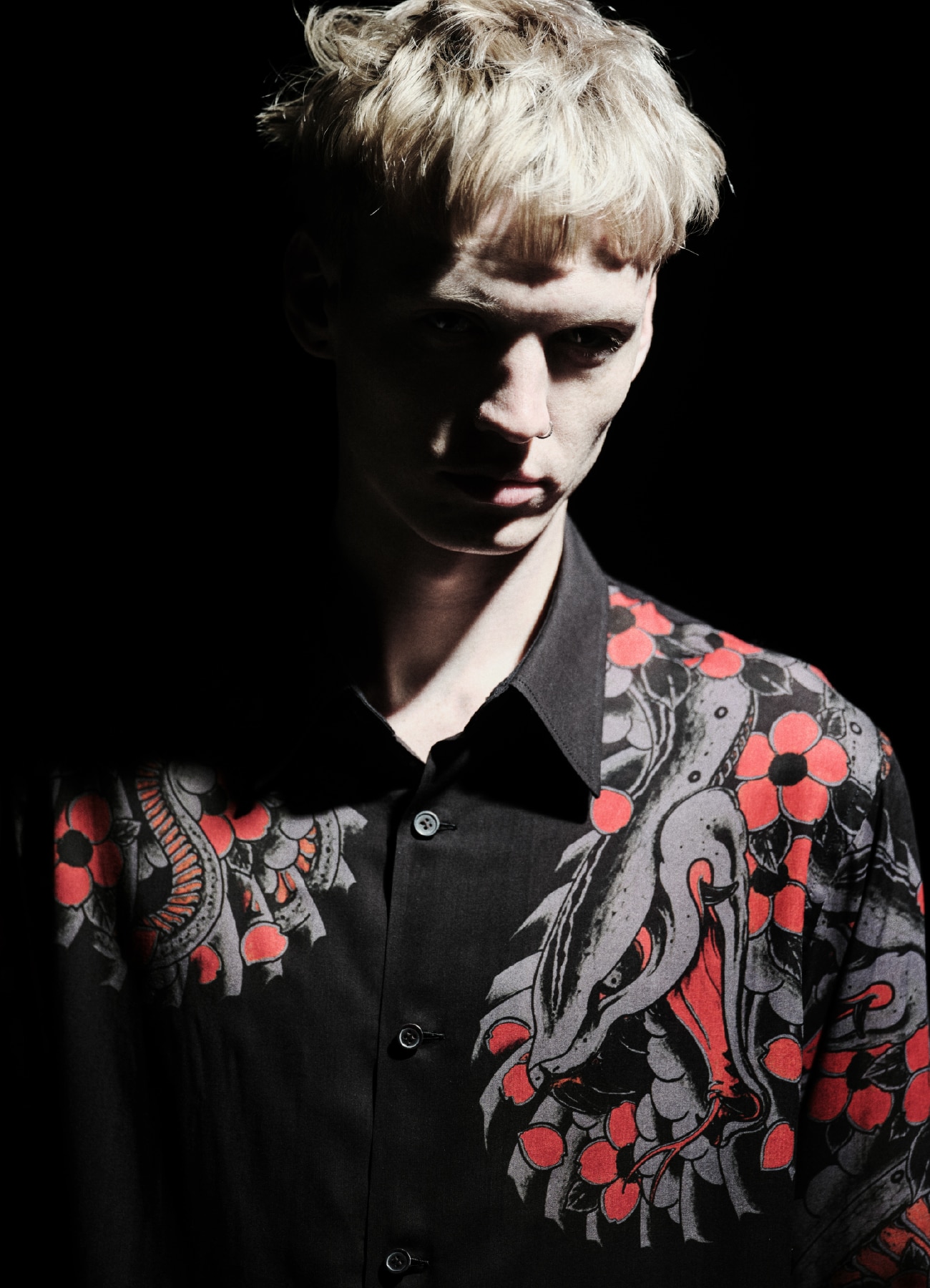 [25 Mar 12:00 JST release]WILDSIDE x RYU GA GOTOKU STUDIO Rayon Shirt(Serpent Deity)_6