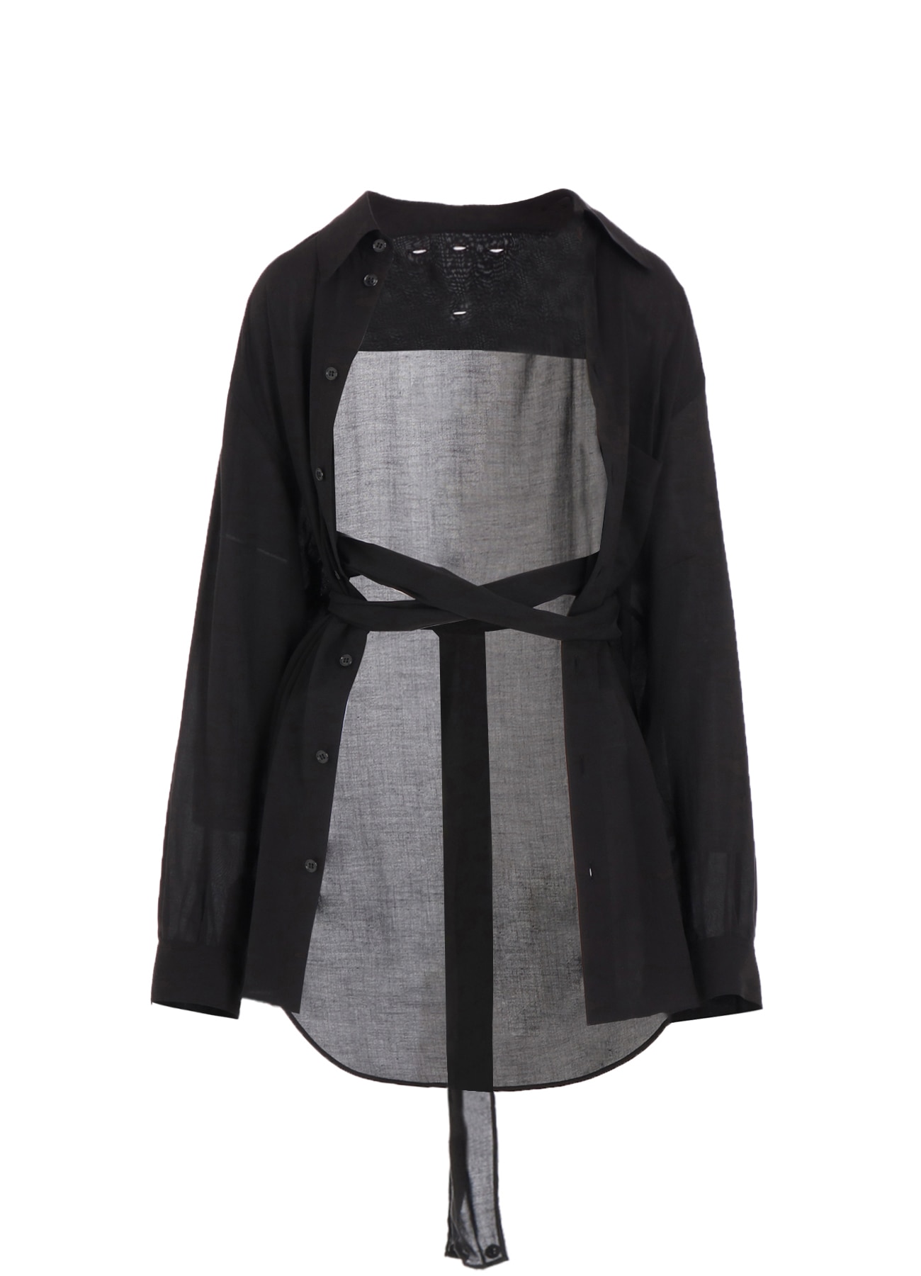 WILDSIDE × Kie Einzelganger Strap-Detail Long Sleeve Shirt_10