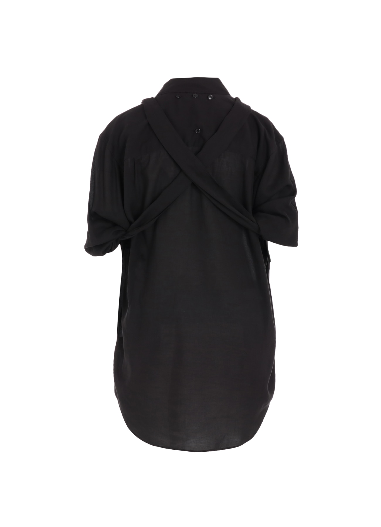 WILDSIDE × Kie Einzelganger Strap-Detail Long Sleeve Shirt_14