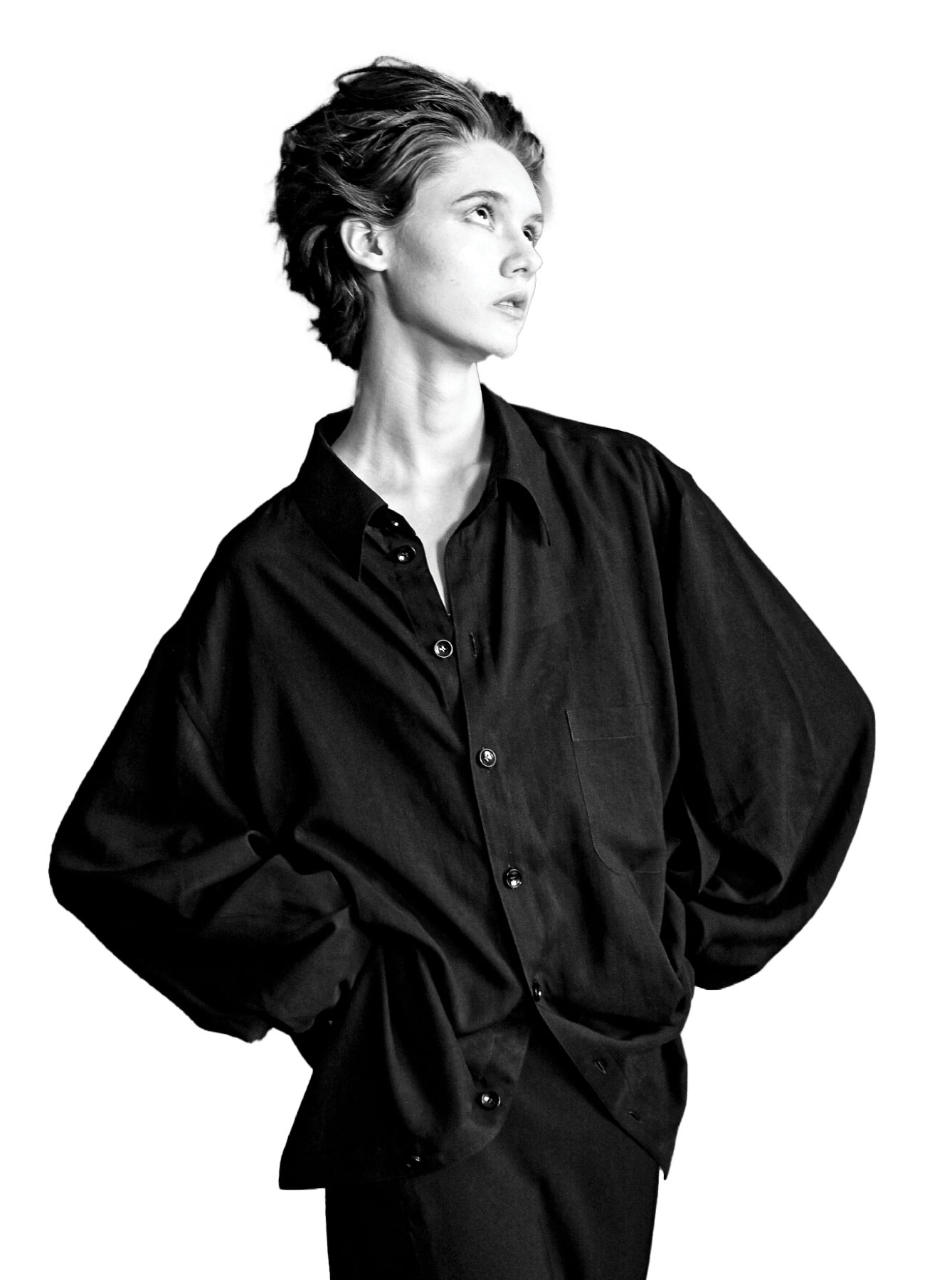 WILDSIDE × Kie Einzelganger Strap-Detail Long Sleeve Shirt_4