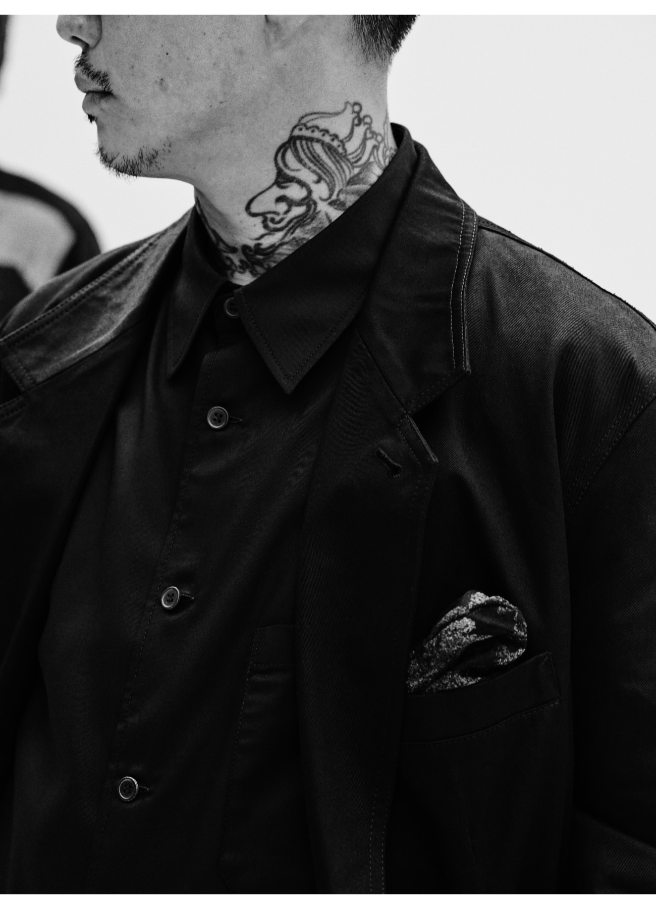 [6 Mar 12:00 JST release]WILDSIDE × Tradman's BONSAI Cotton Chino 2B Tailored Collar Jacket_4