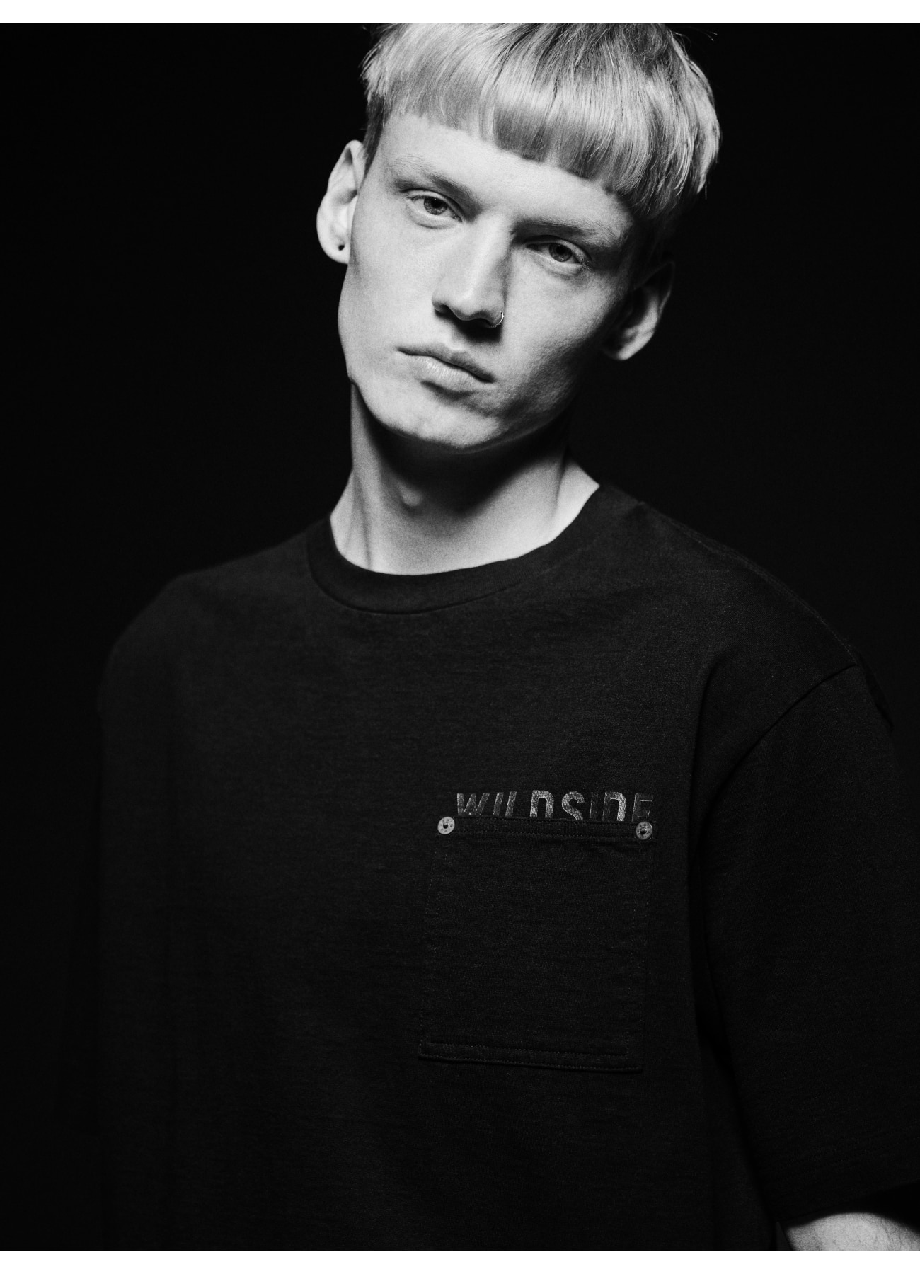 [18 Mar 12:00 JST release]WILDSIDE × MINEDENIM Crewneck Rivet Pocket T-shirt_3