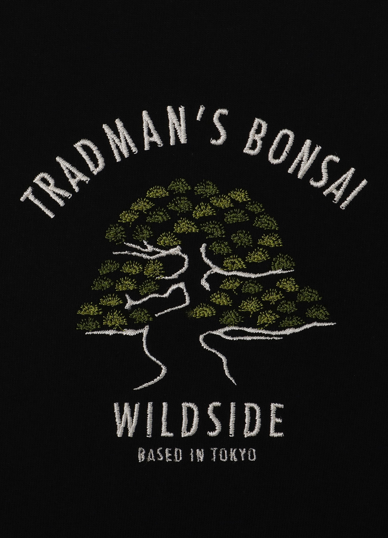 [6 Mar 12:00 JST release]WILDSIDE × Tradman's BONSAI Bonsai Embroidered T-shirt_9