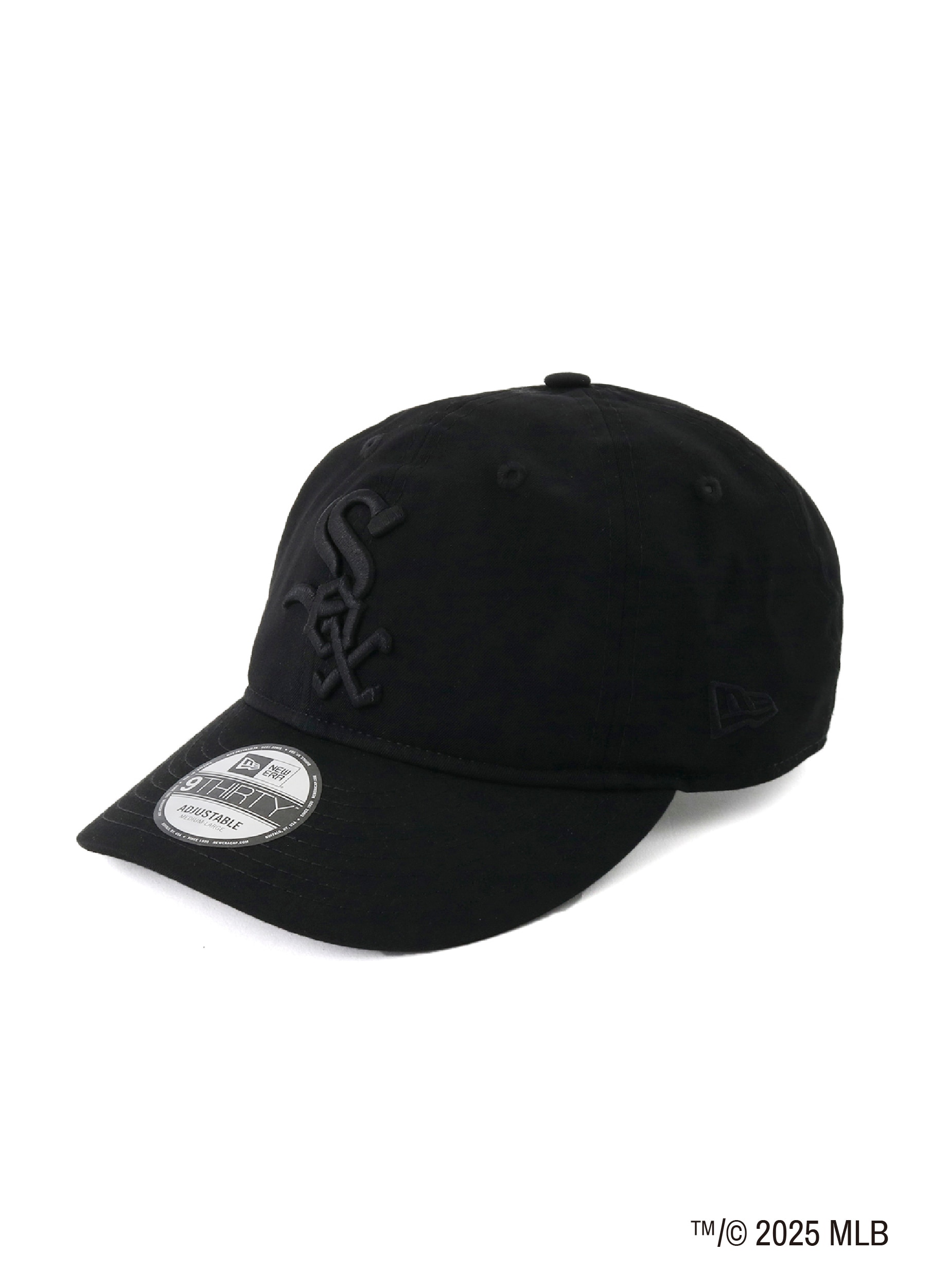 [27 Aug 12:00(JST) release] WILDSIDE×NEW ERA 9THIRTY Chicago White Sox BLACK GABARDINE CAP