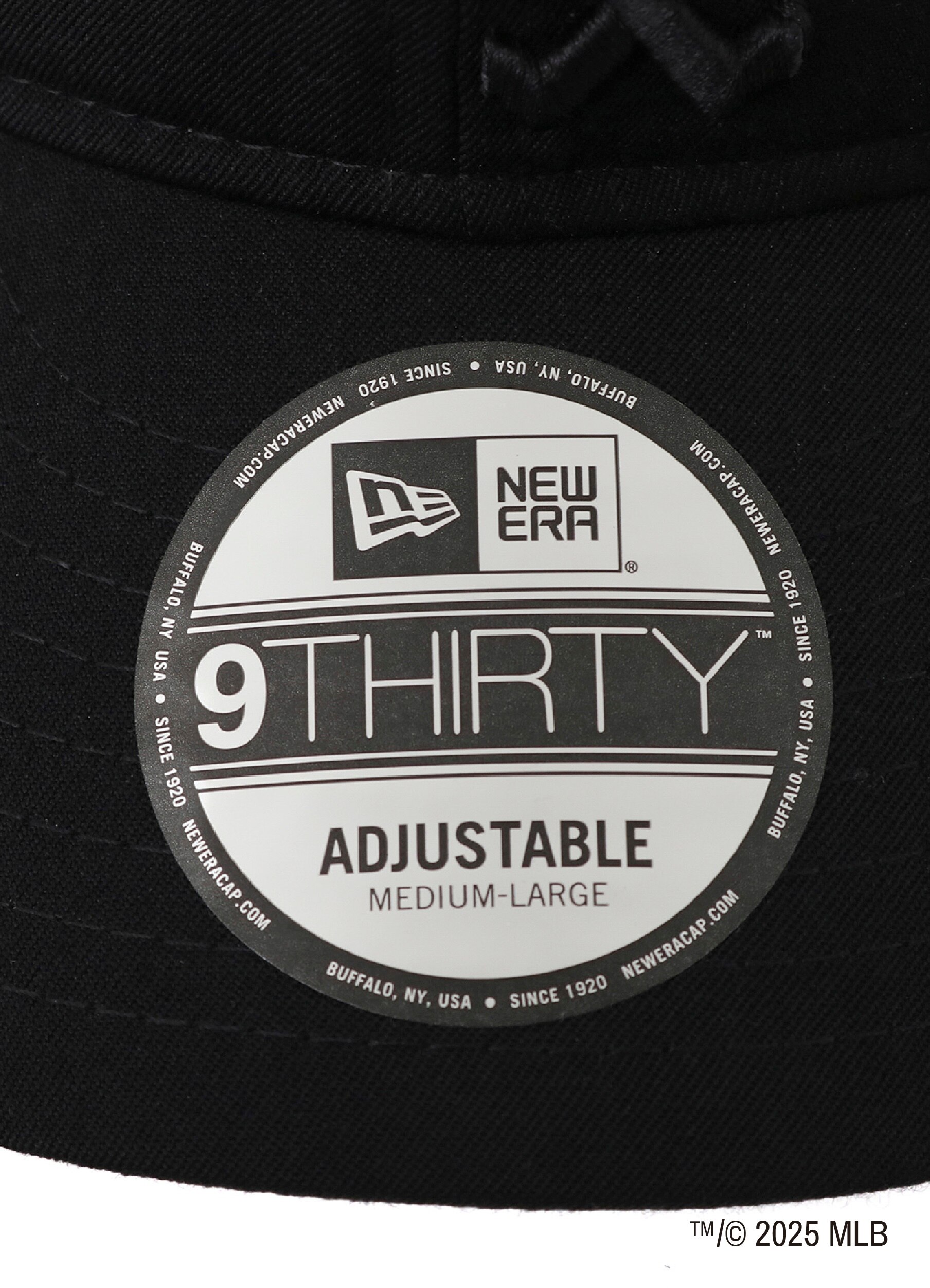 WILDSIDE×NEW ERA 9THIRTY Chicago White Sox BLACK GABARDINE CAP_6