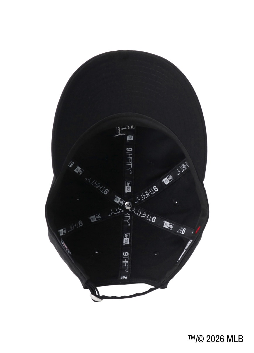 WILDSIDE×NEW ERA 9THIRTY Los Angeles Dodgers BLACK GABARDINE CAP_11