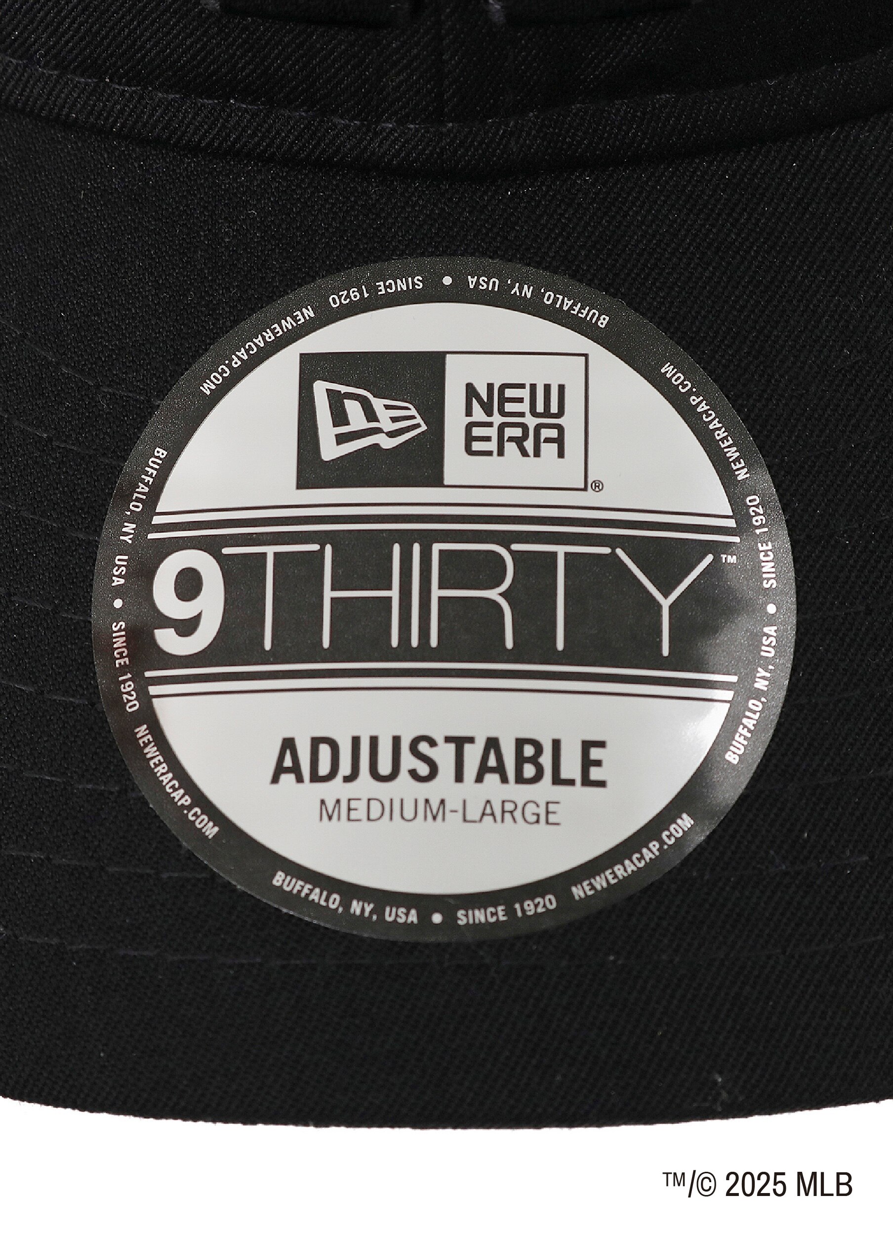 WILDSIDE×NEW ERA 9THIRTY Los Angeles Dodgers BLACK GABARDINE CAP_6