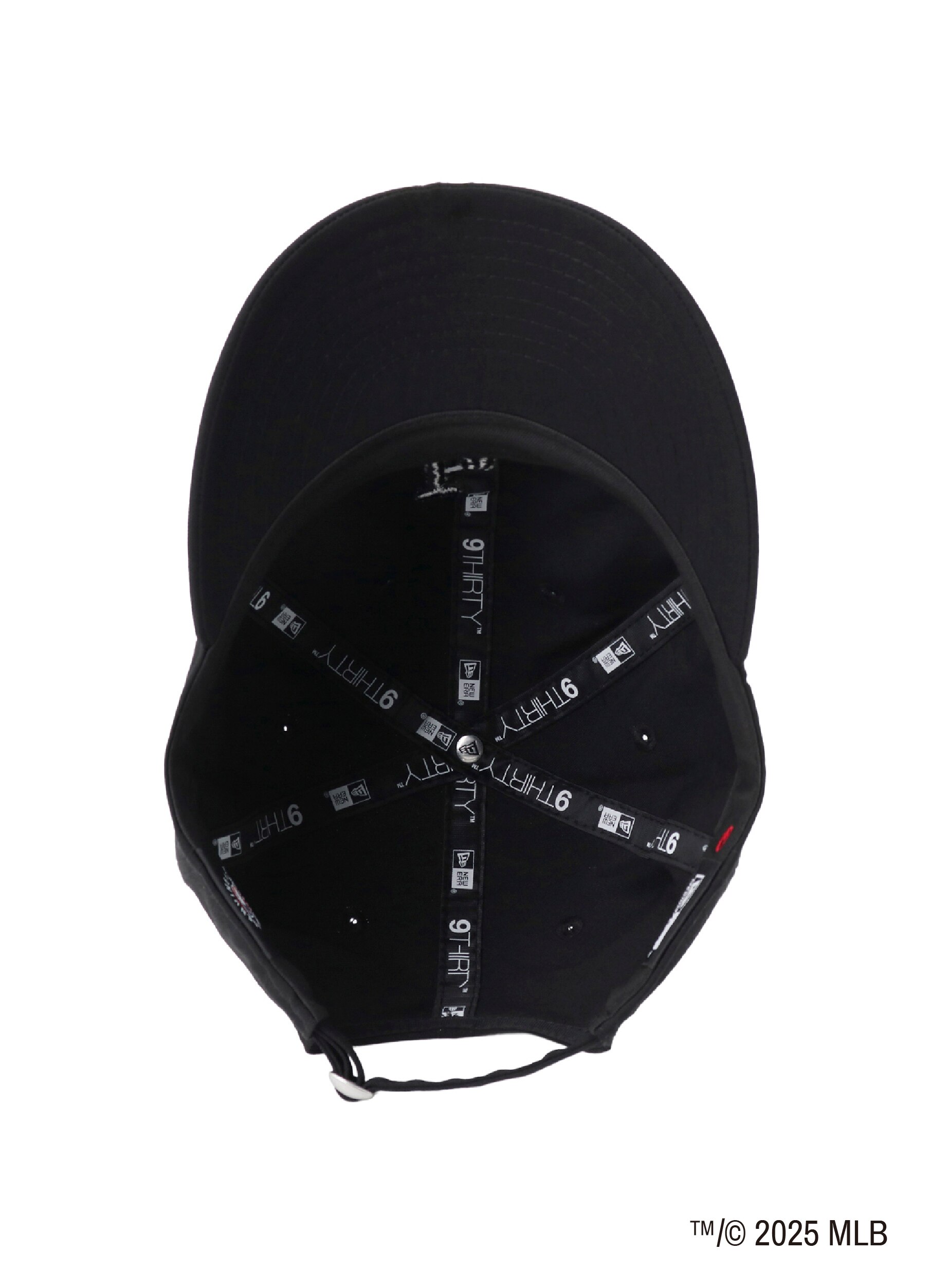 WILDSIDE×NEW ERA 9THIRTY Los Angeles Dodgers BLACK GABARDINE CAP_9