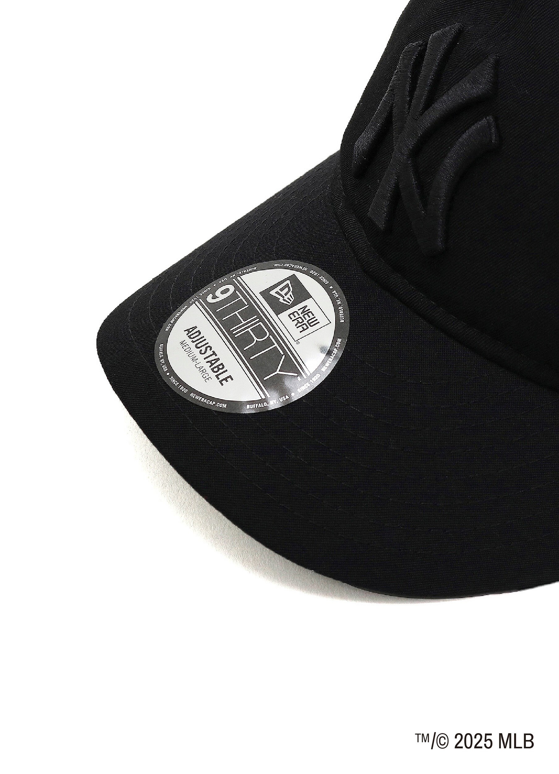 WILDSIDE×NEW ERA 9THIRTY New York Yankees BLACK GABARDINE CAP_4