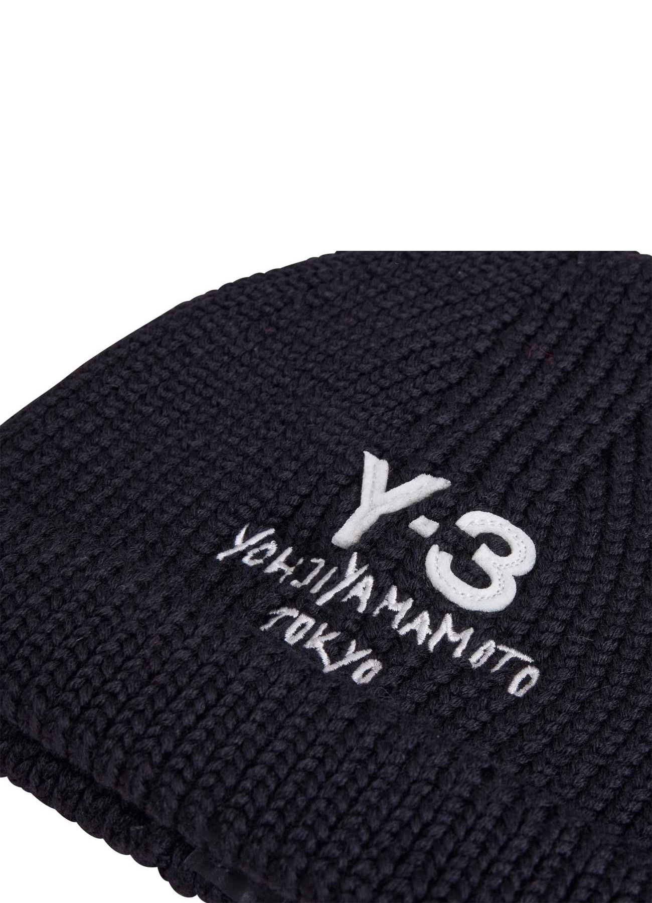 Y-3 CHUNKY KNIT BEANIE_3