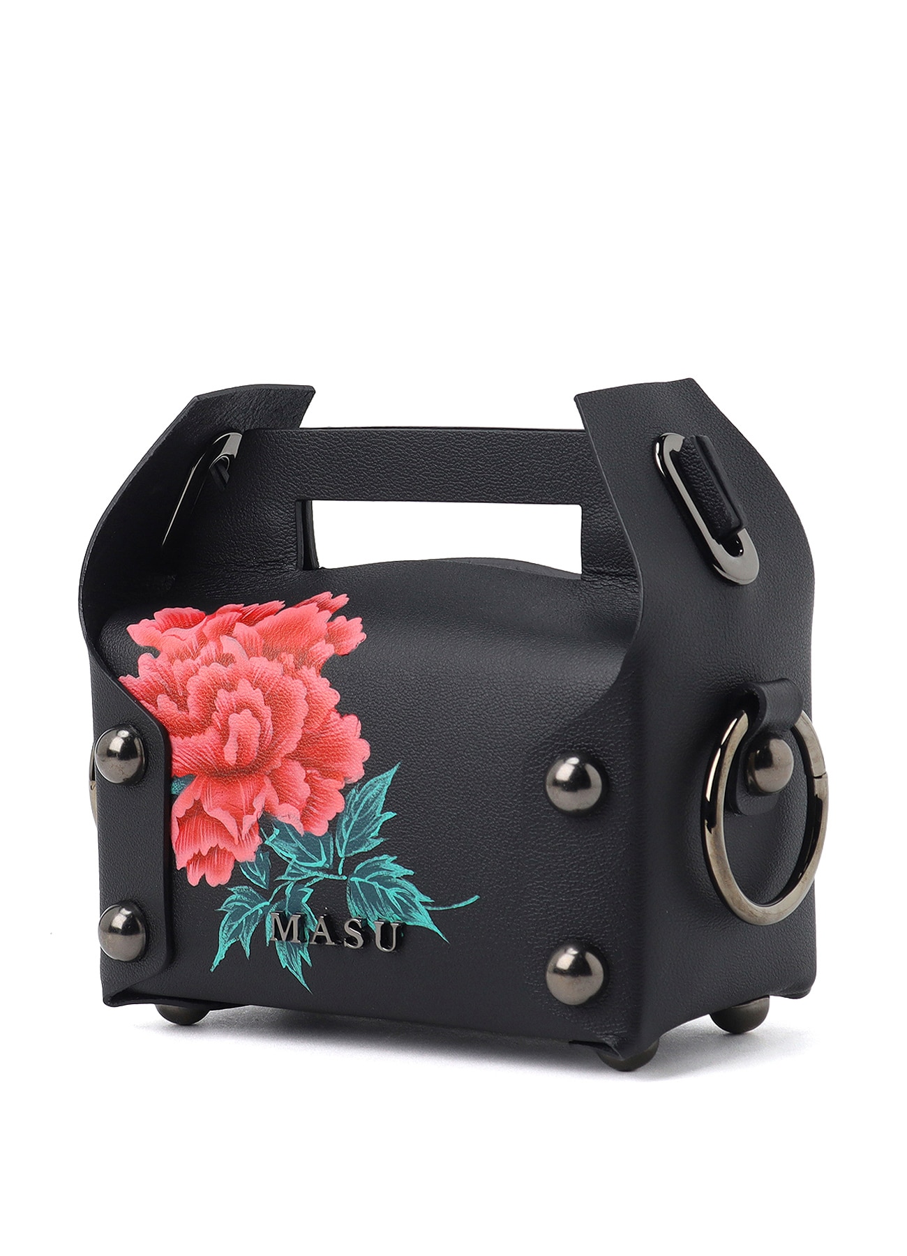 [26 Nov 12:00 JST release] WILDSIDE x M A S U PEONY LEATHER CAKE BAG_1