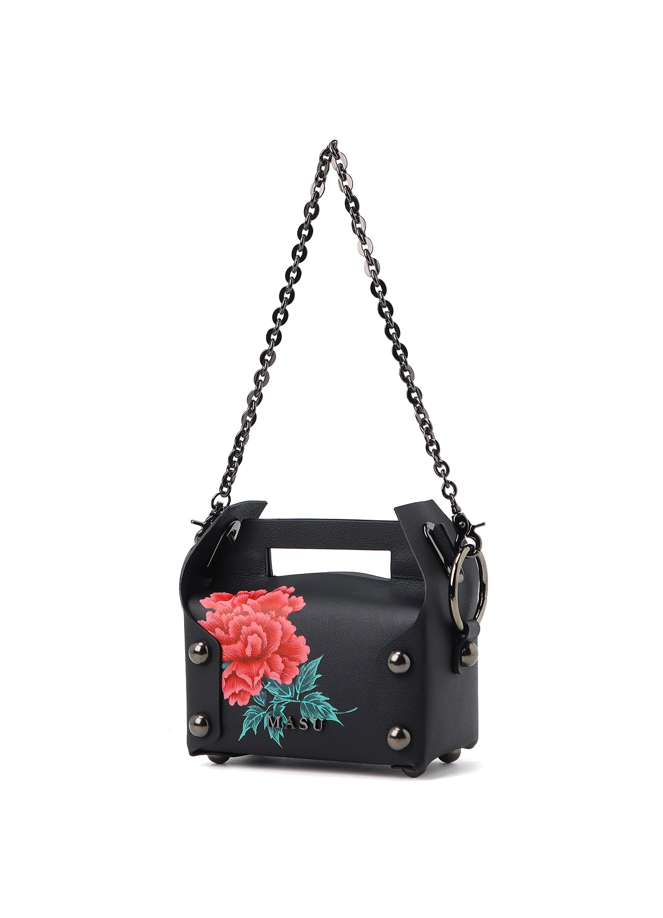 [26 Nov 12:00 JST release] WILDSIDE x M A S U PEONY LEATHER CAKE BAG_4