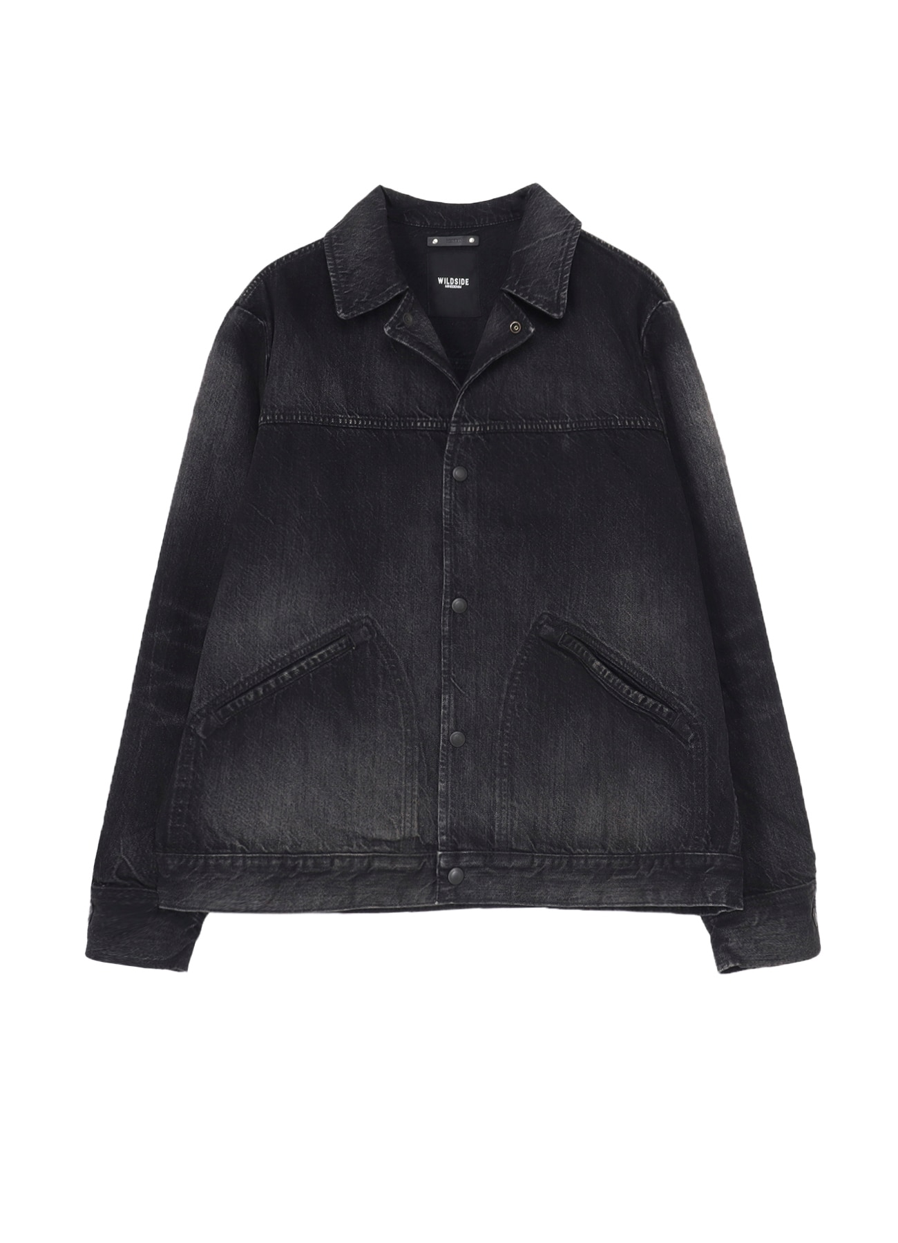 [24 Sep 12:00 JST release] WILDSIDE x MINEDENIM Black Denim Ranch Jacket