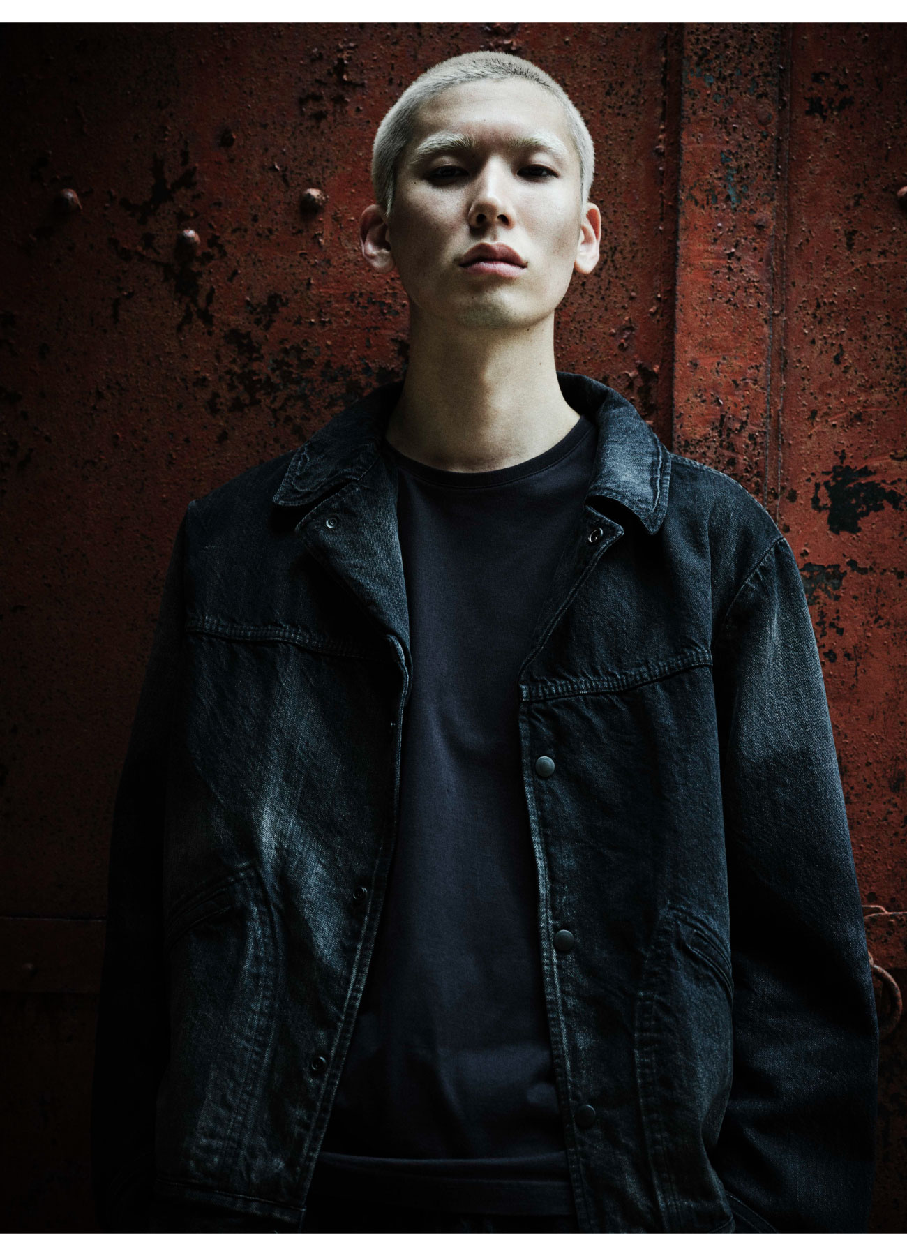 WILDSIDE×MINEDENIM Black Denim Ranch Jacket_2