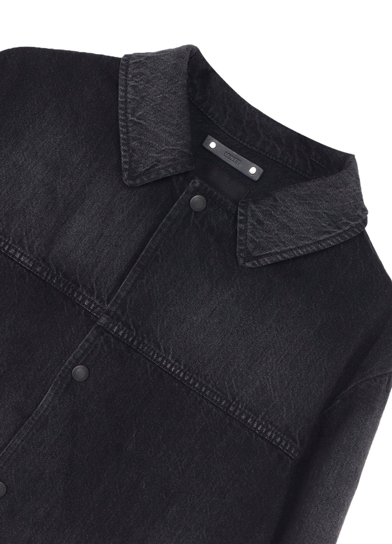 WILDSIDE×MINEDENIM Black Denim Ranch Jacket_6