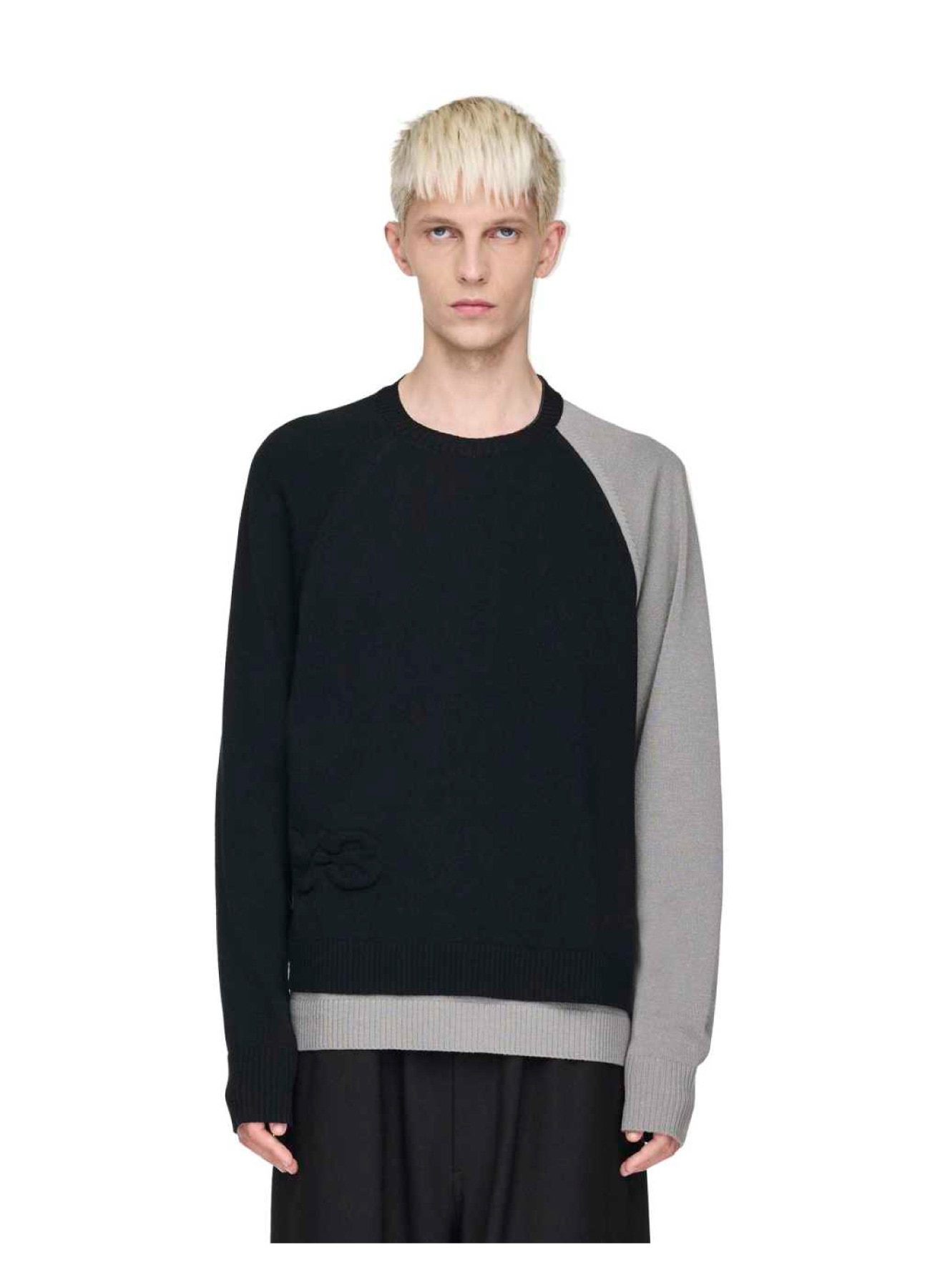 Y-3 LOGO KNIT CREW_3