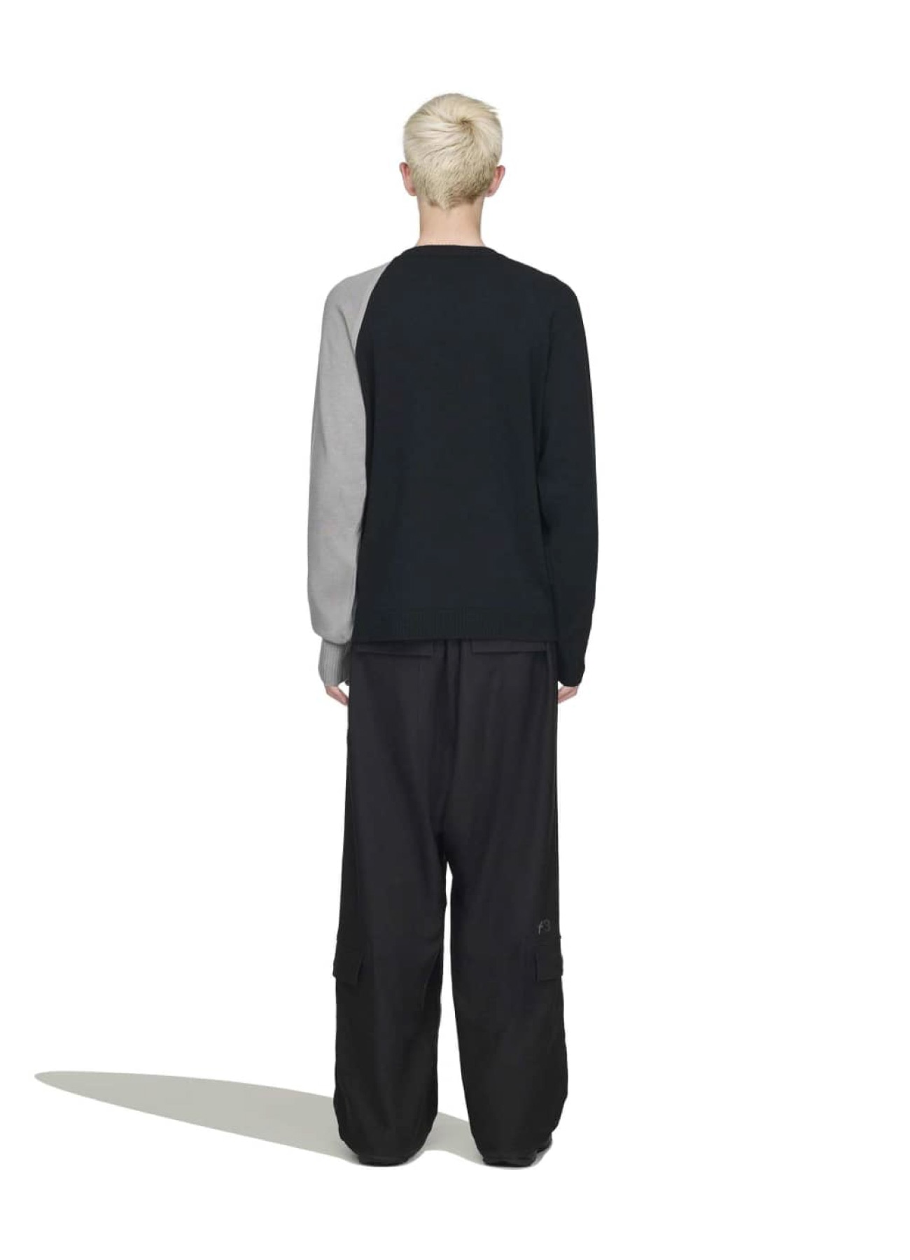 Y-3 LOGO KNIT CREW_4