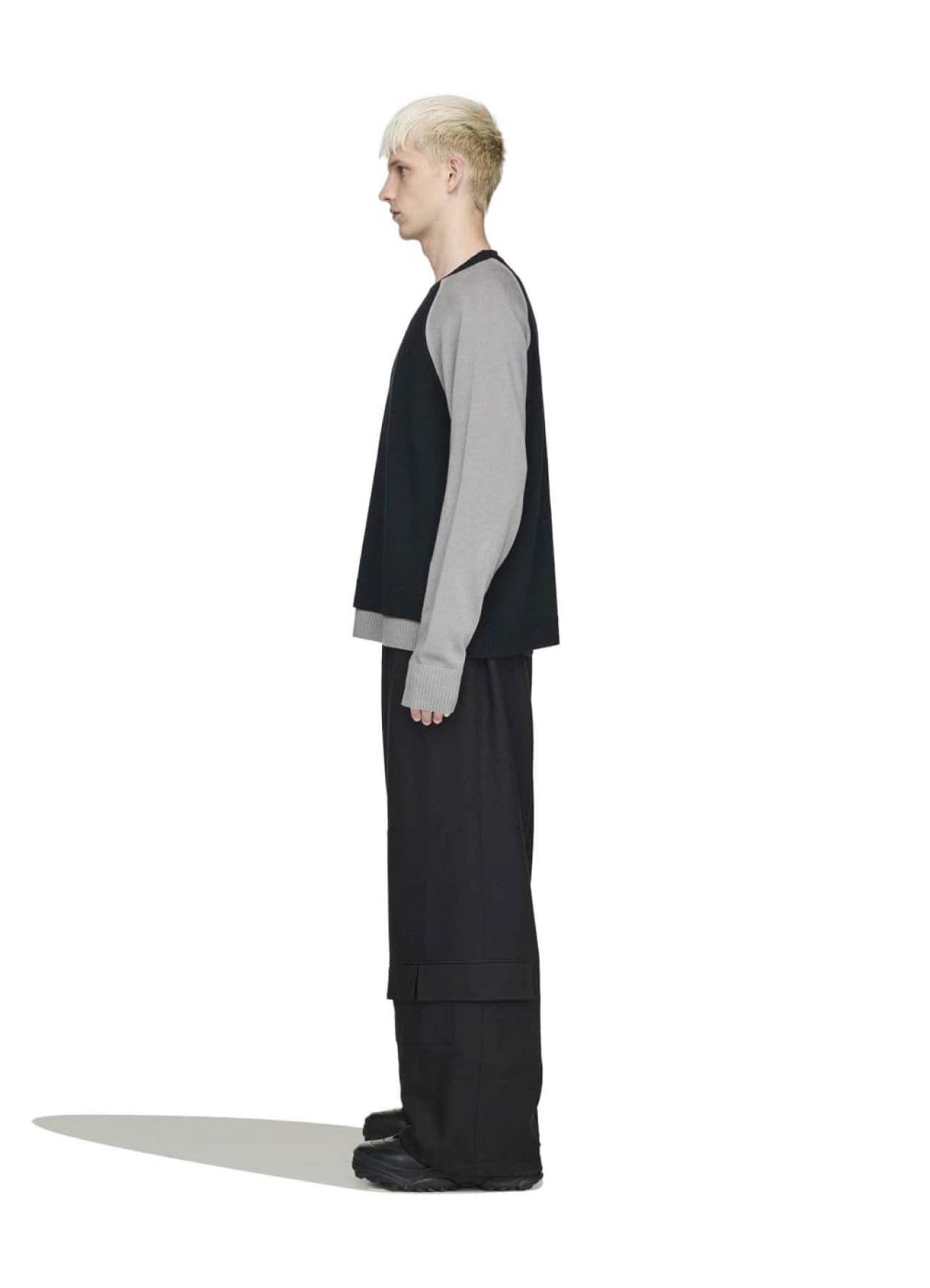 Y-3 LOGO KNIT CREW_5