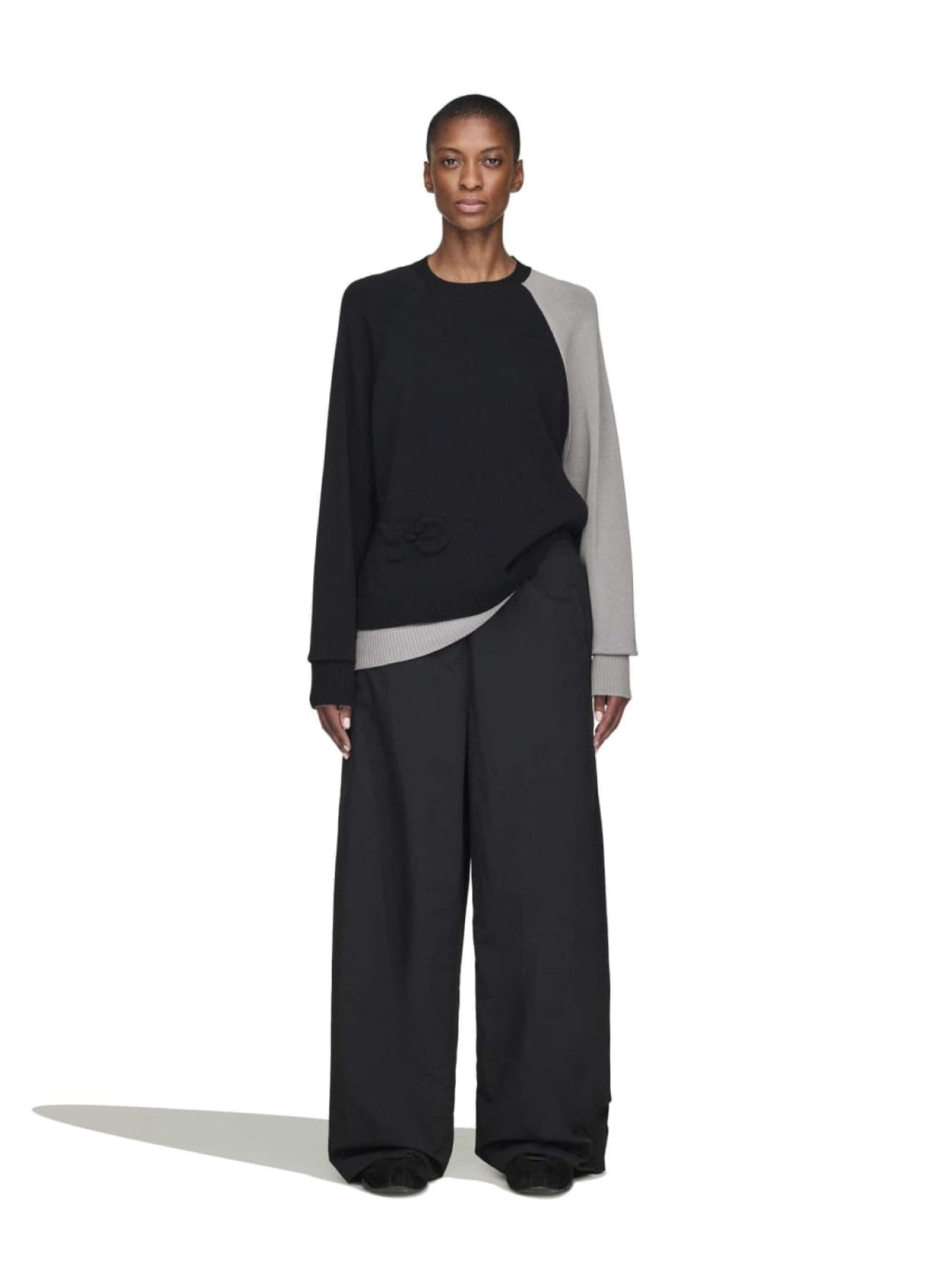 Y-3 LOGO KNIT CREW_7