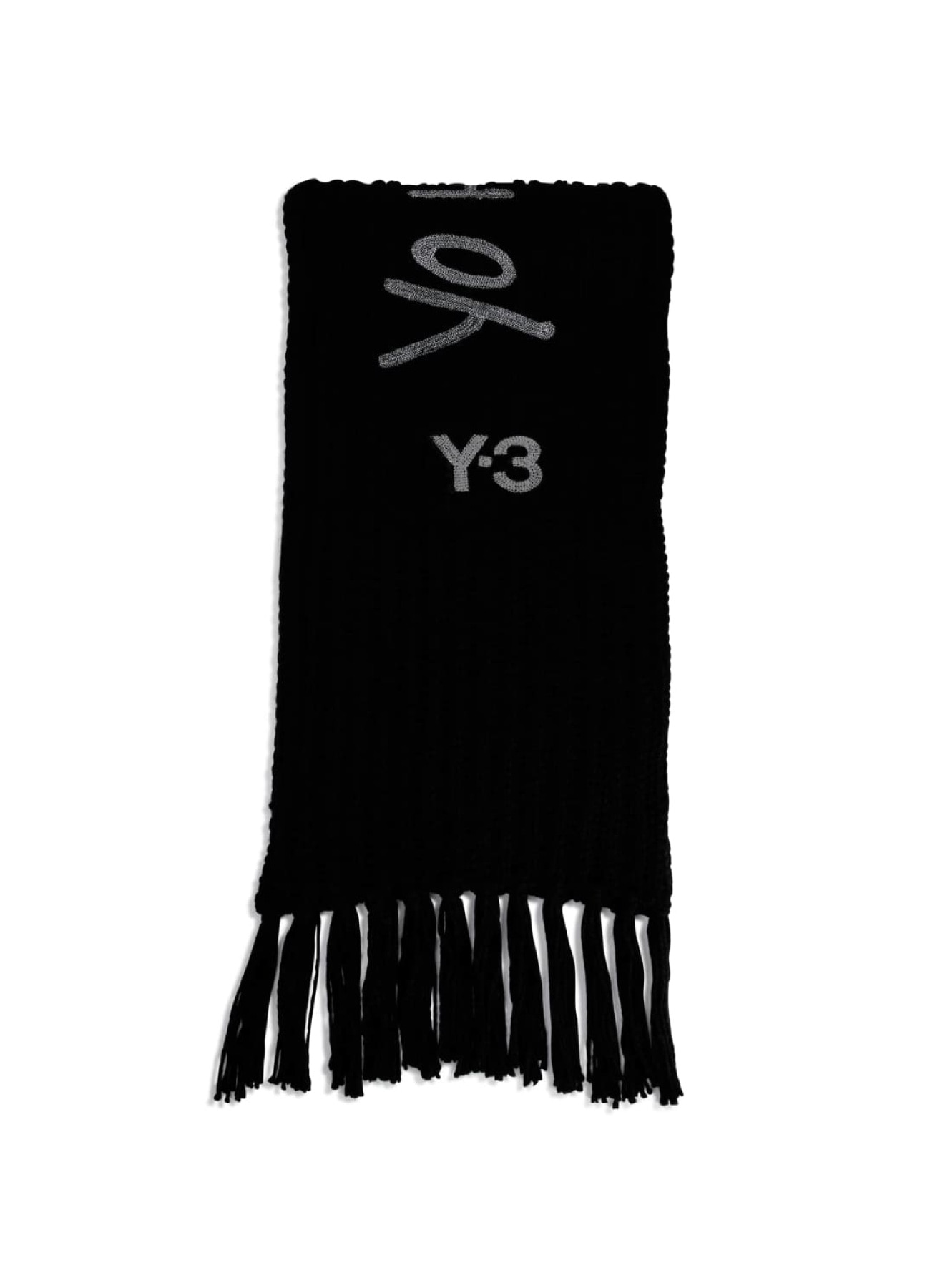 Y-3 CHUNKY KNIT SCARF