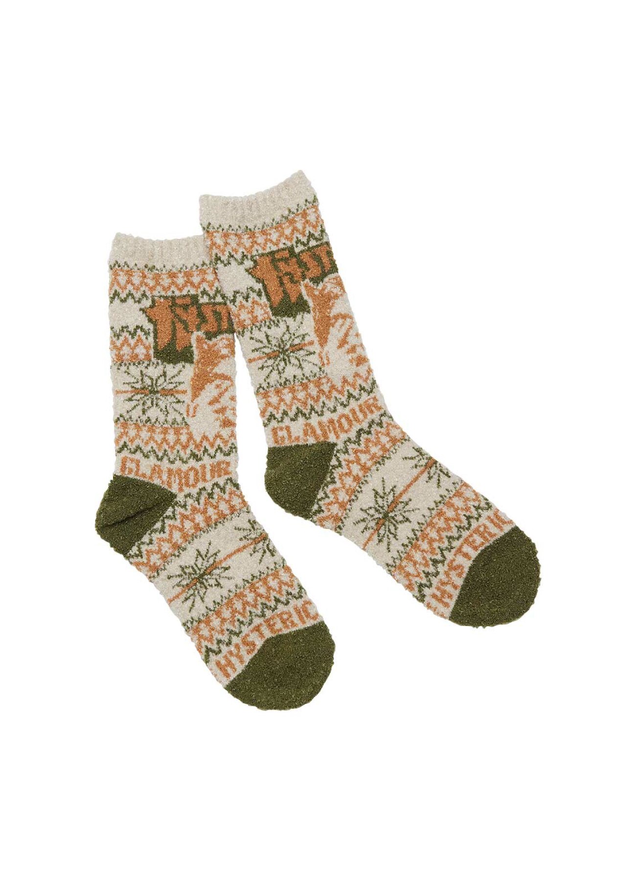 SEE NO EVIL NORDIC PATTERNED SOCKS_2