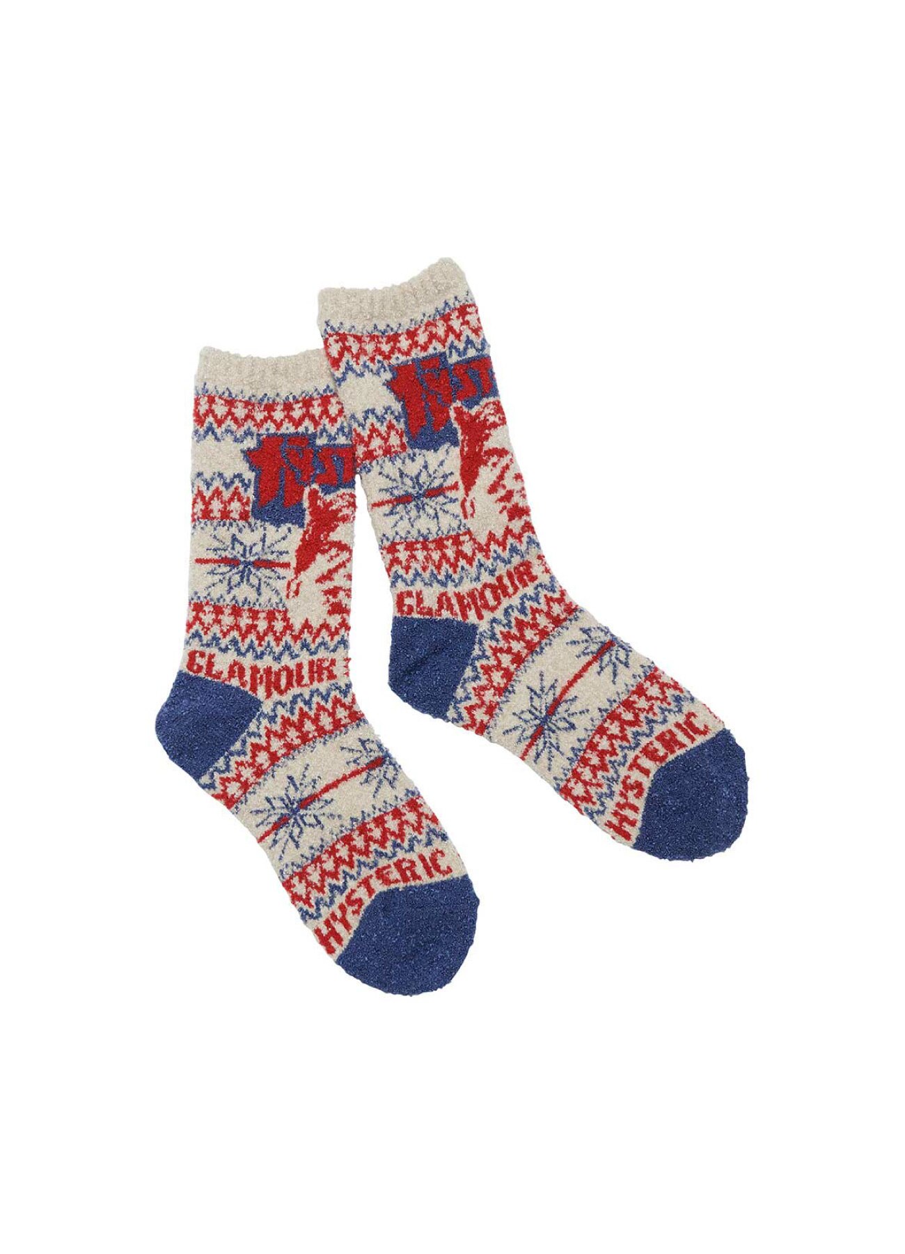 SEE NO EVIL NORDIC PATTERNED SOCKS_2