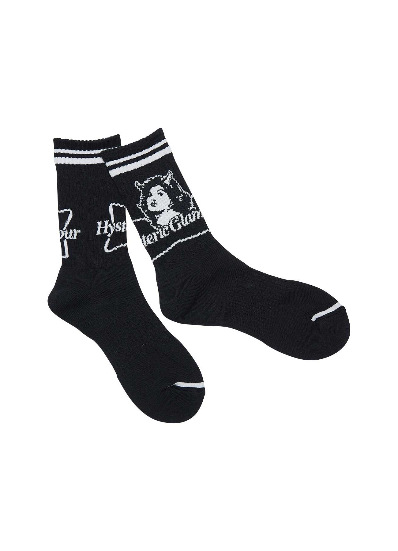 2TONE DEVIL WOMAN Sports Socks_2