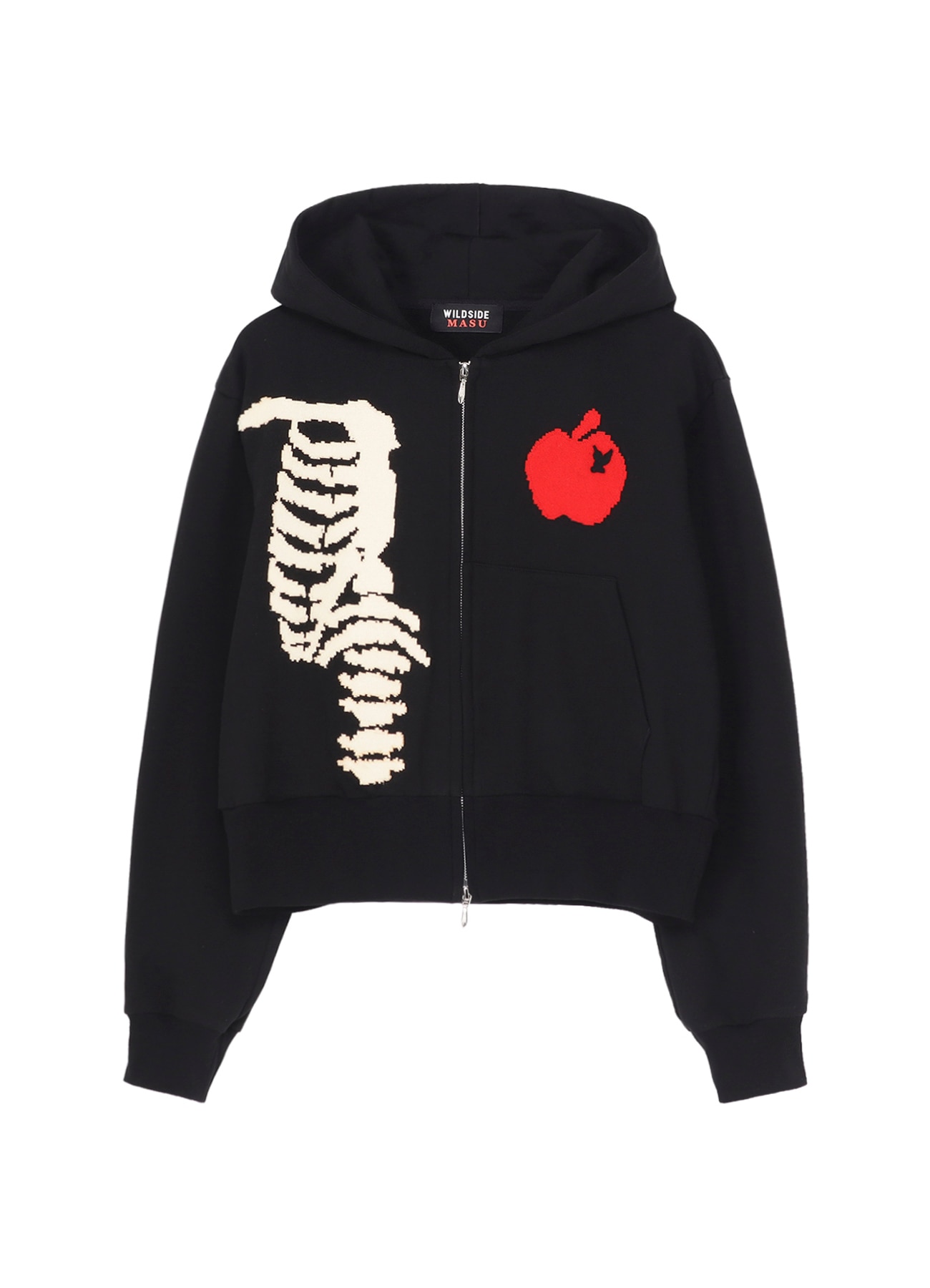 [26 Nov 12:00 JST release] WILDSIDE x M A S U BONE AND APPLE ZIP-UP HOODIE_1