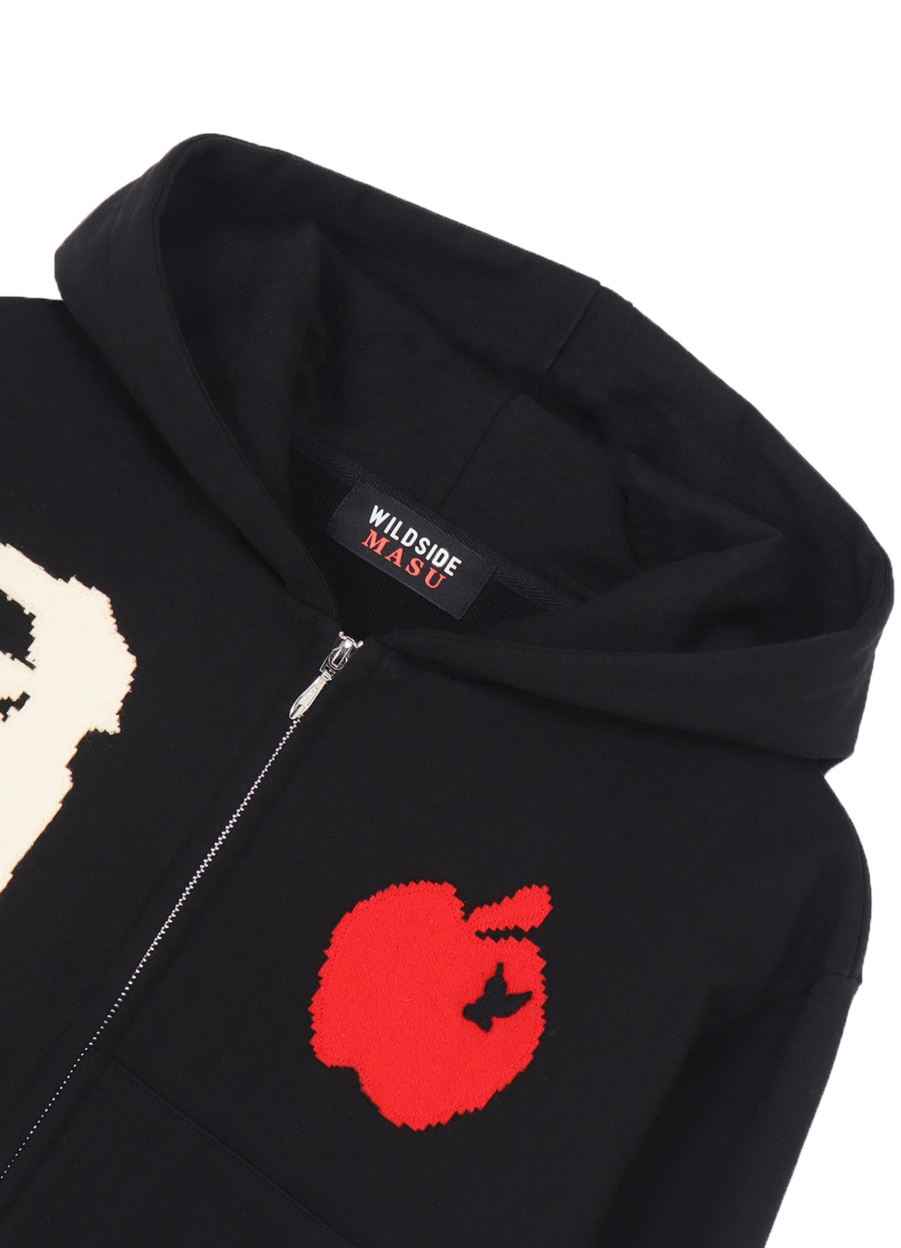 [26 Nov 12:00 JST release] WILDSIDE x M A S U BONE AND APPLE ZIP-UP HOODIE_5
